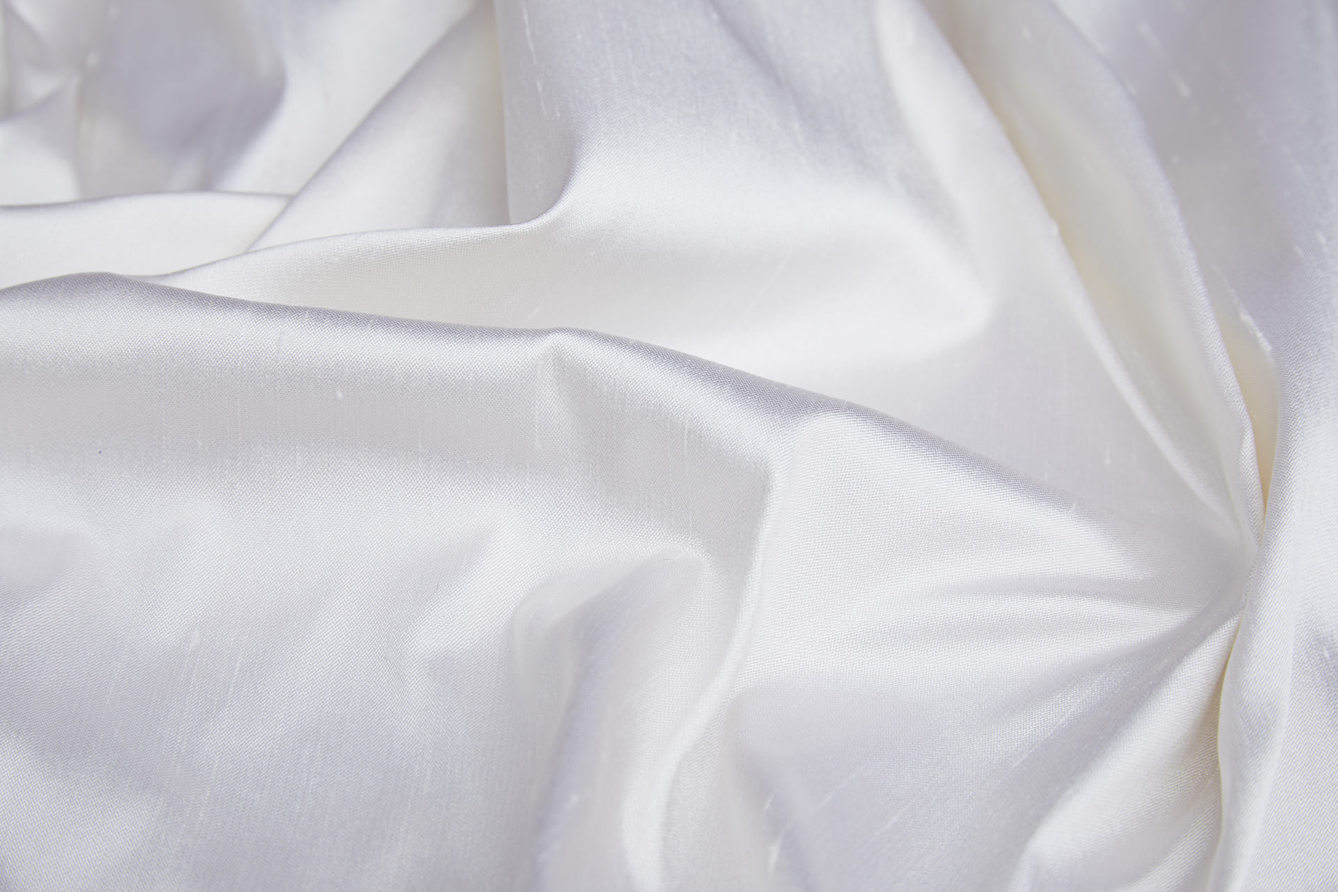 White Silk Shantung fabric, image 3 of 8