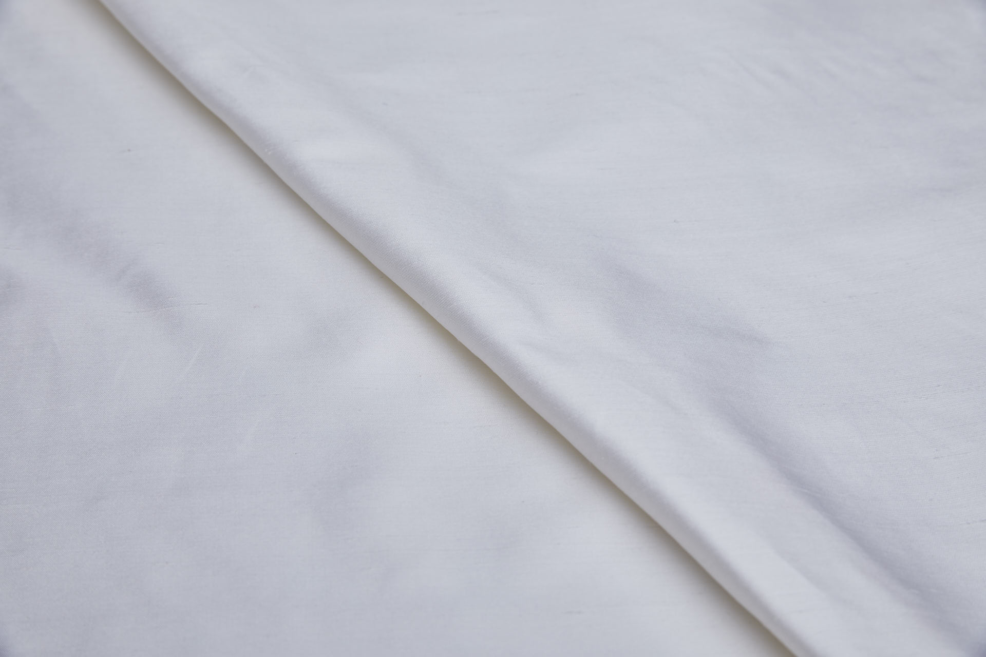 White Satin Dupion fabric, image 3 of 8