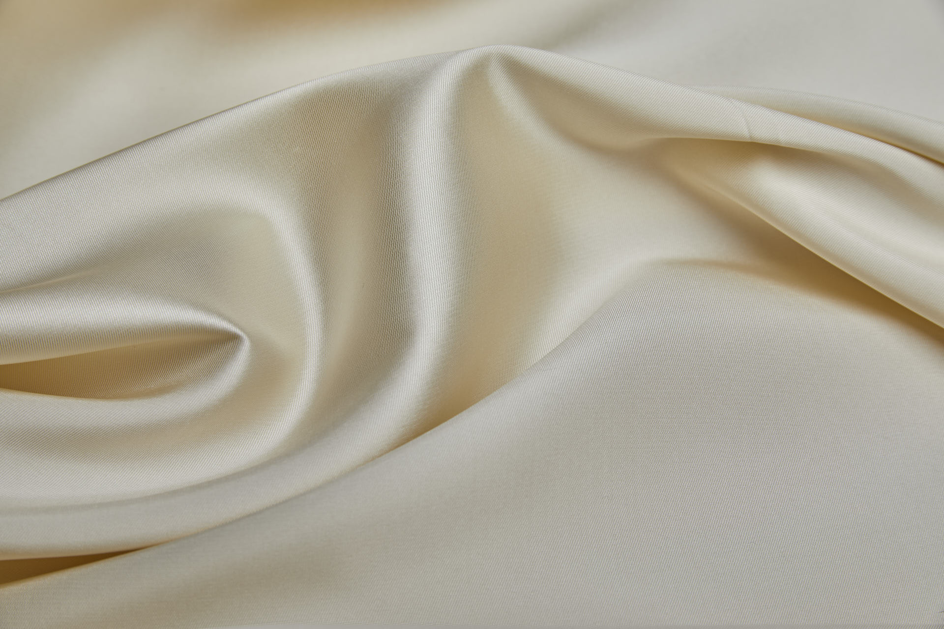 Cream Silk Twill fabric