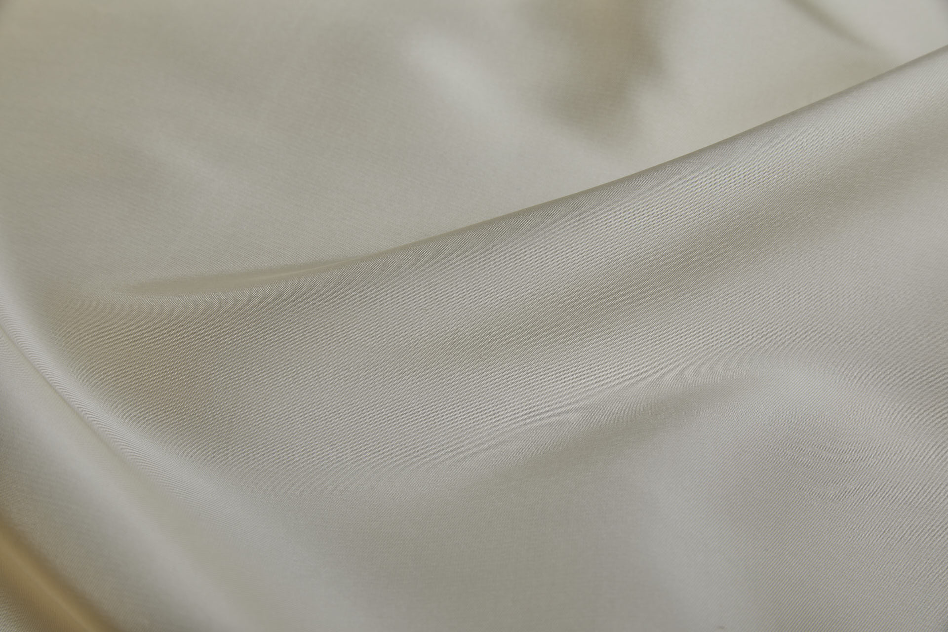 Cream Silk Twill fabric, image 3 of 7