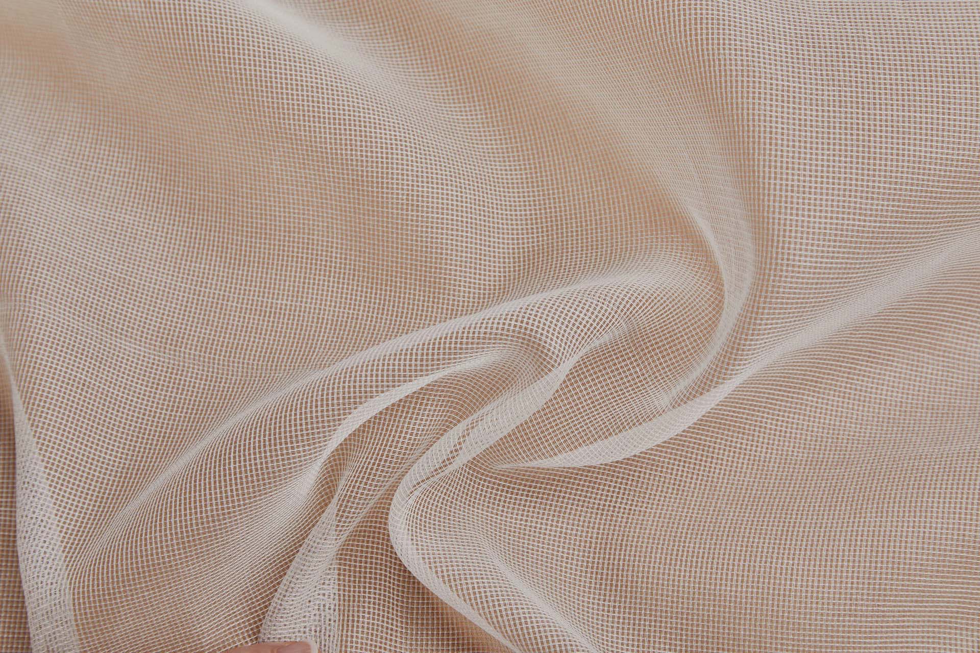 Italian Silk and Cotton Gauze Organza - Ivory fabric, image 5 of 9