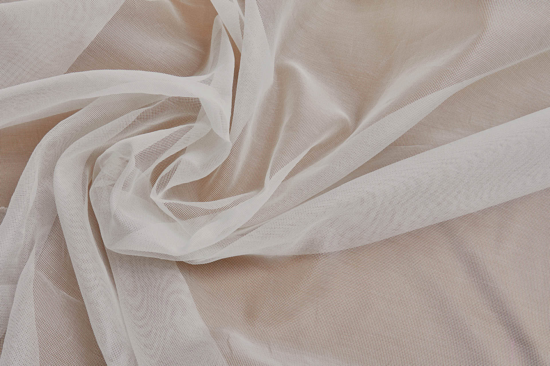 Italian Silk and Cotton Gauze Organza - Ivory fabric, image 8 of 9