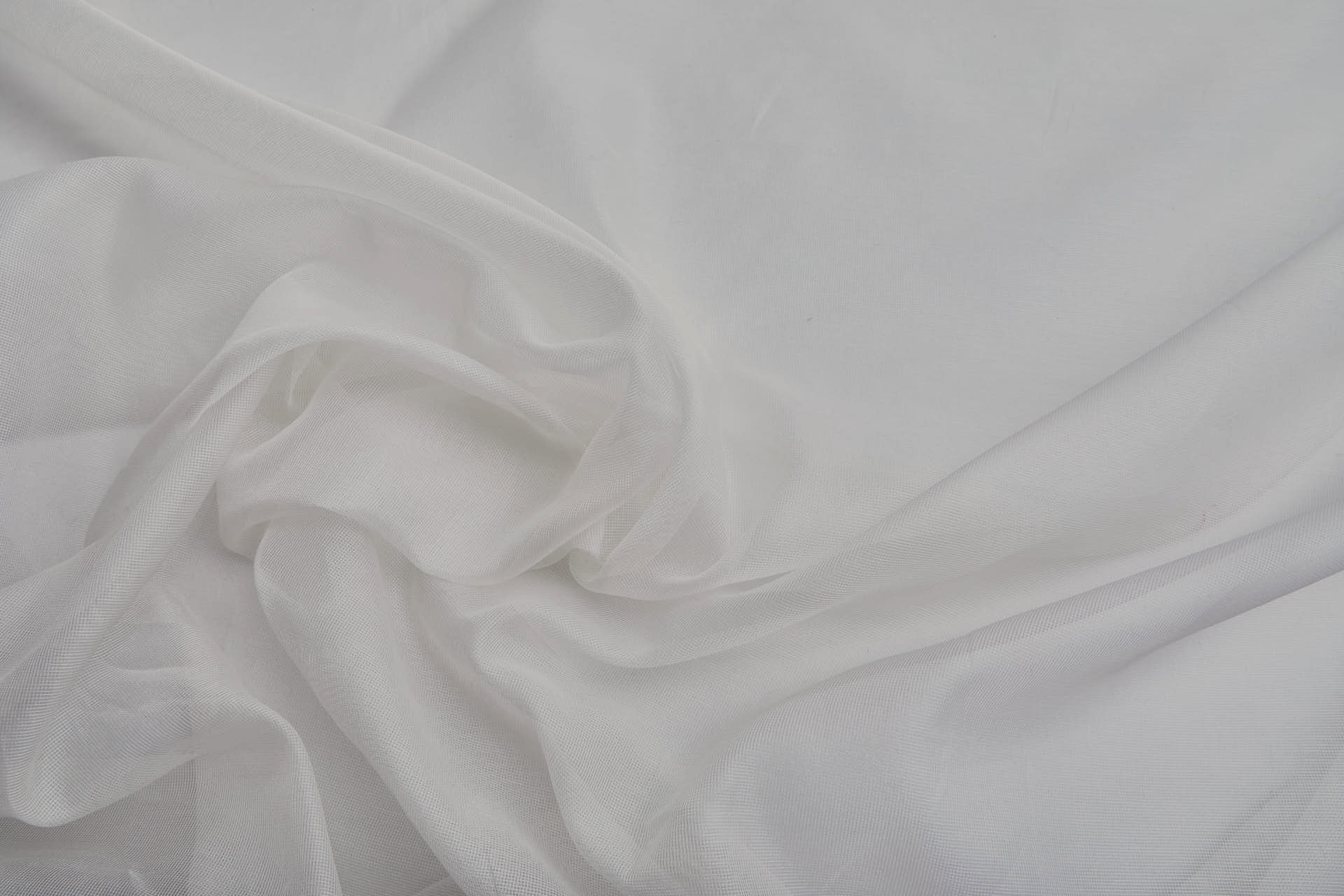 Italian Silk and Cotton Gauze Organza - Ivory fabric, image 3 of 9