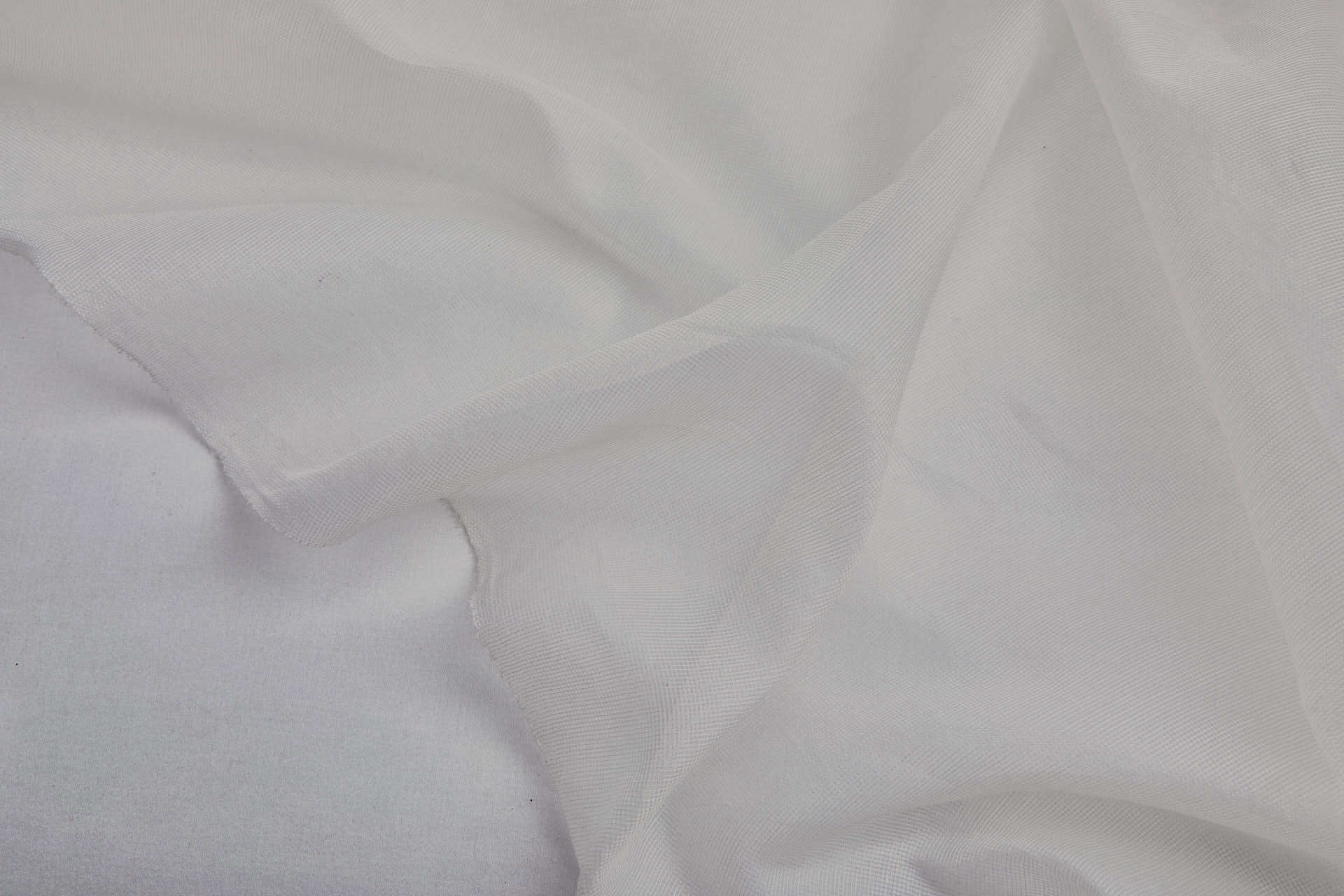 Italian Silk and Cotton Gauze Organza - Ivory fabric, image 6 of 9