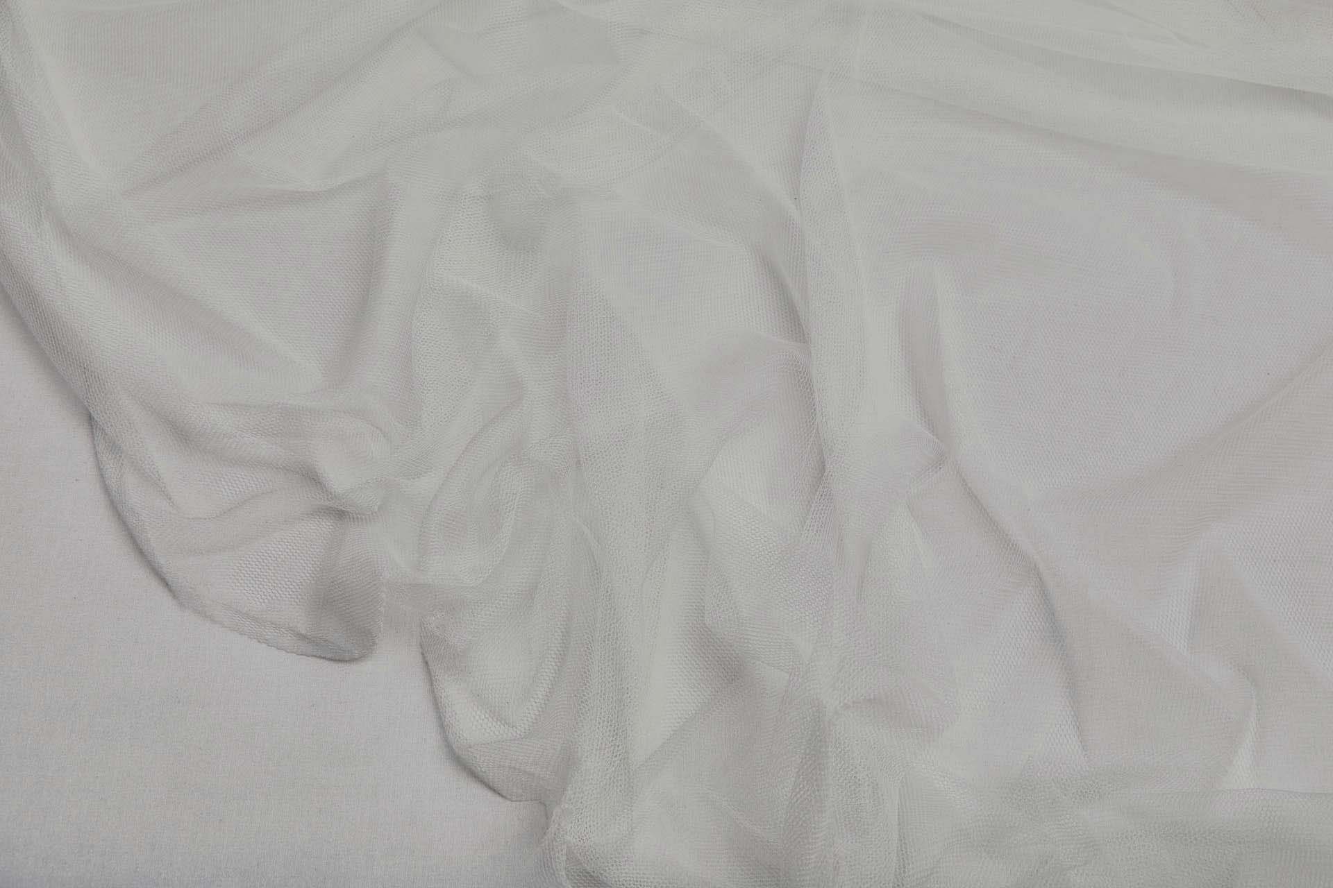 Soft Polyester Veiling Tulle - Ivory fabric, image 8 of 12