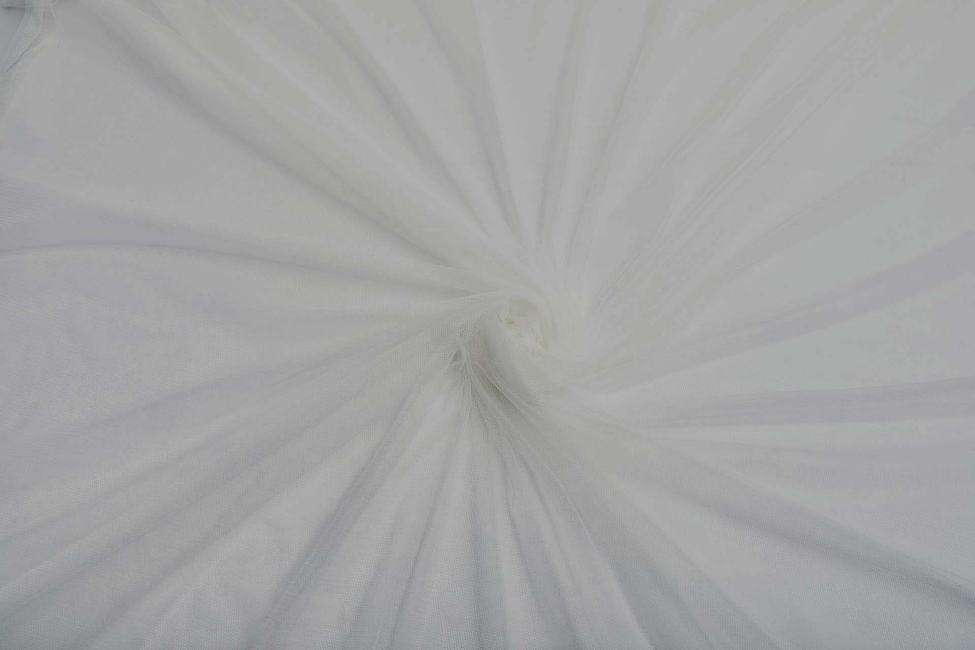 Soft Polyester Veiling Tulle - Ivory fabric, image 5 of 12