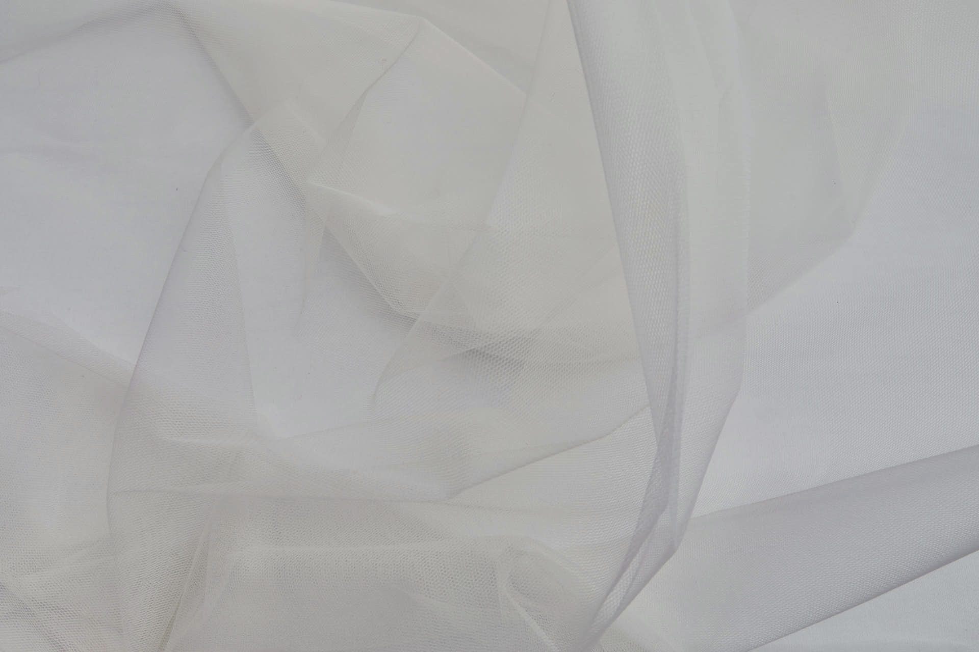 Vintage Ivory Stiff Dressnet Tulle fabric, image 5 of 9