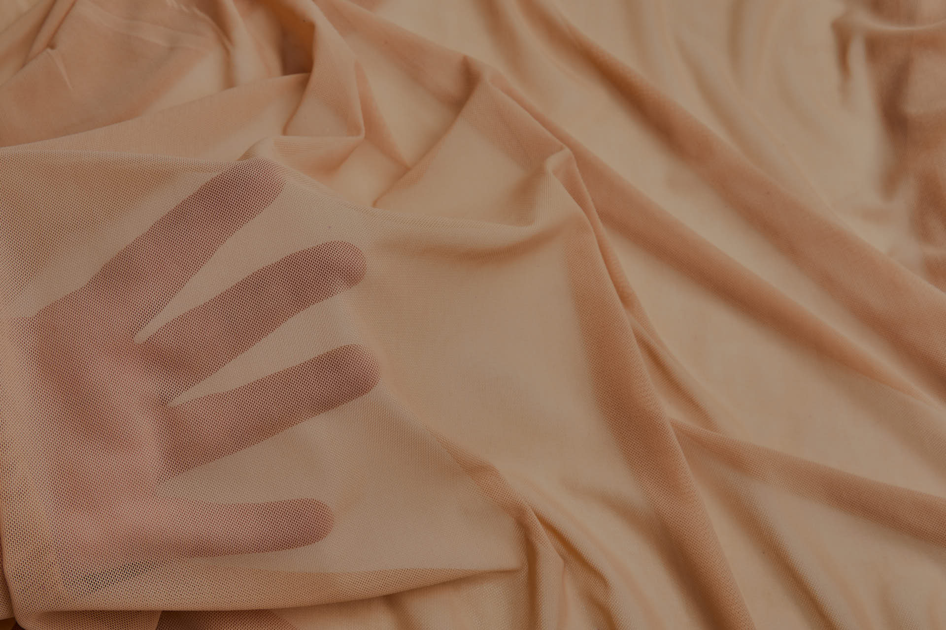 Lingerie Mesh - Pinkish Nude fabric, image 5 of 7