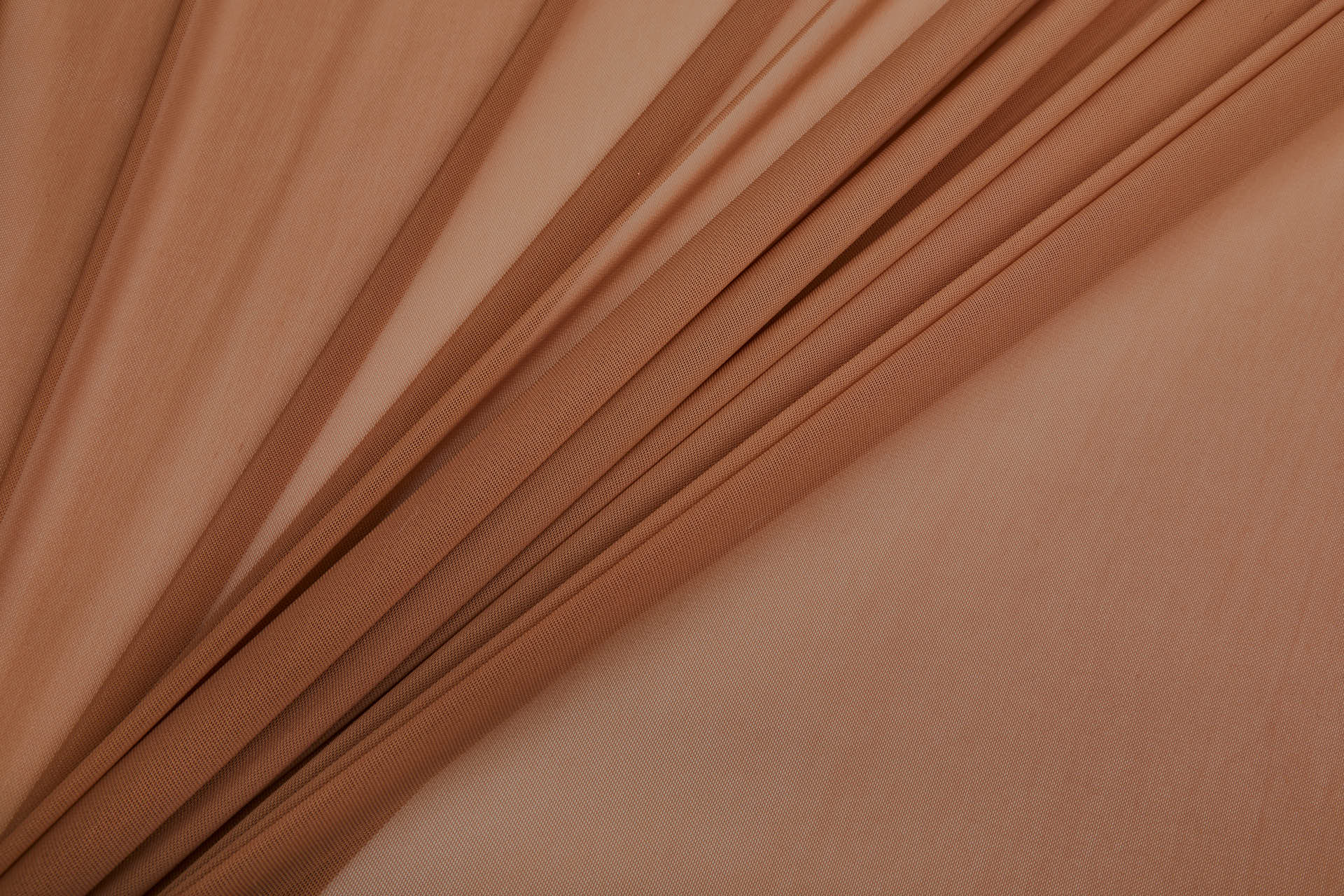 Lingerie Mesh - Terracotta Nude fabric, image 3 of 7