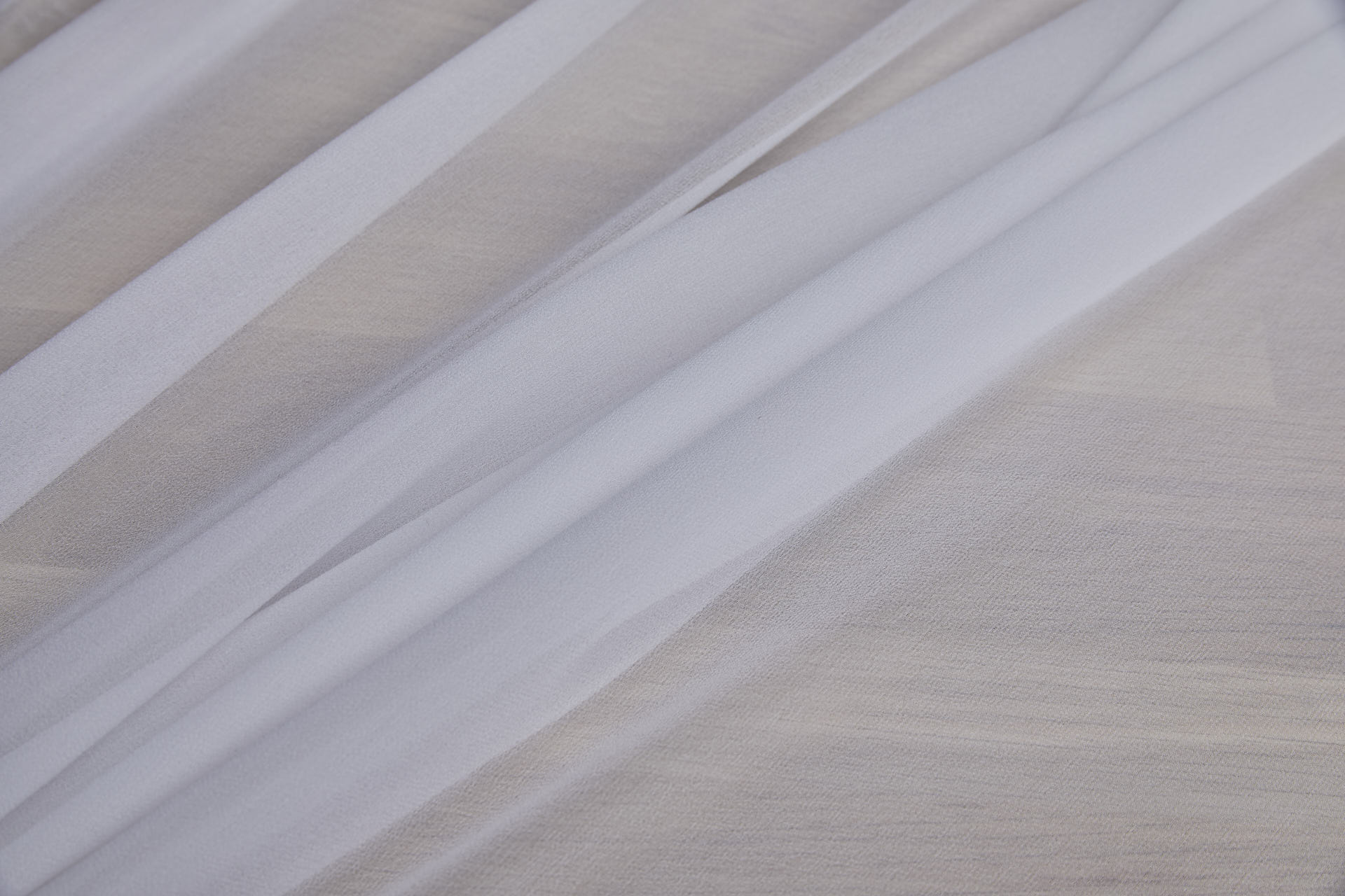 Silk Georgette - White fabric, image 4 of 7
