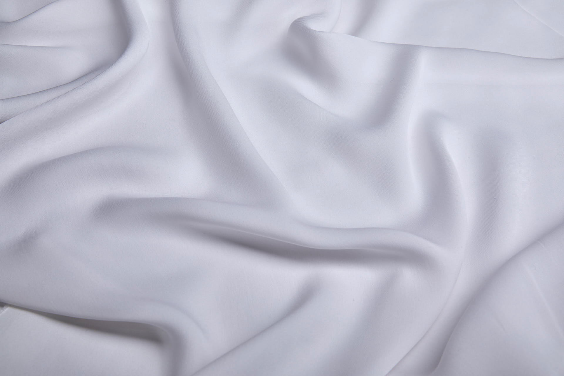 Double Silk Georgette - White fabric, image 4 of 5