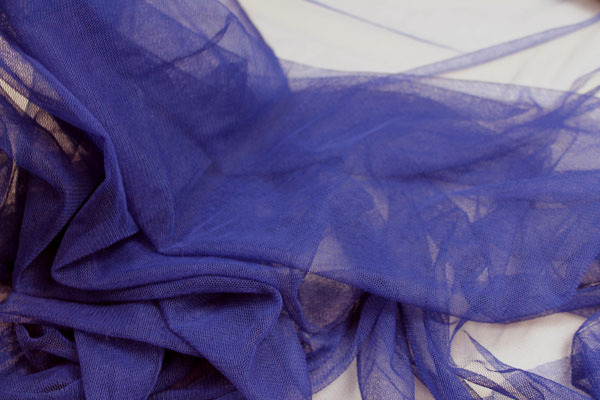 Soft Nylon Tulle - Royal Blue - T45 fabric, image 4 of 4