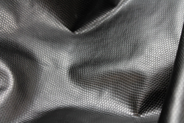 PVC - Small Reptile Black fabric, image 2 of 7