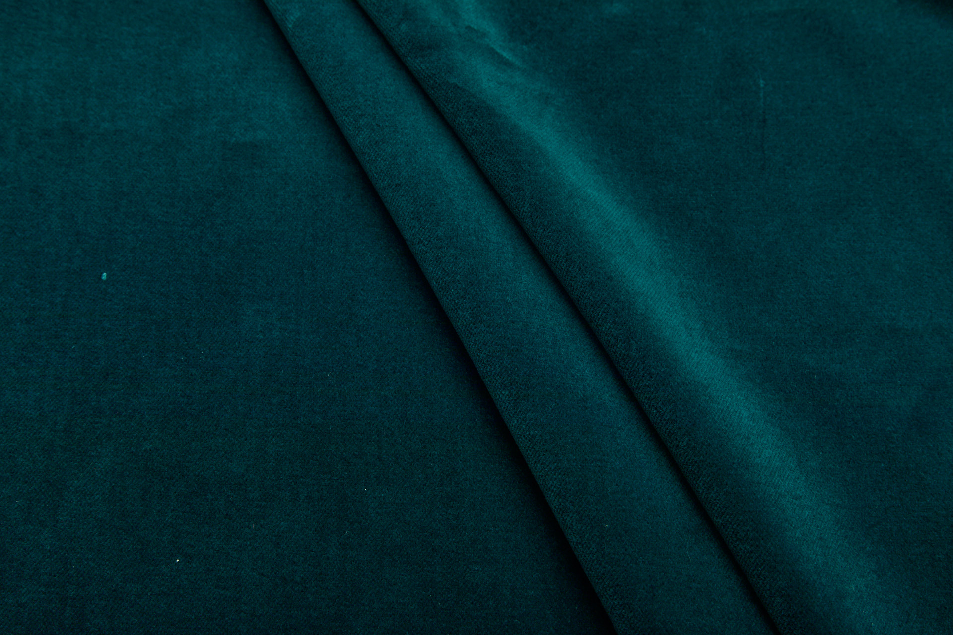 Italian Cotton Velvet - Peacock fabric, image 5 of 7