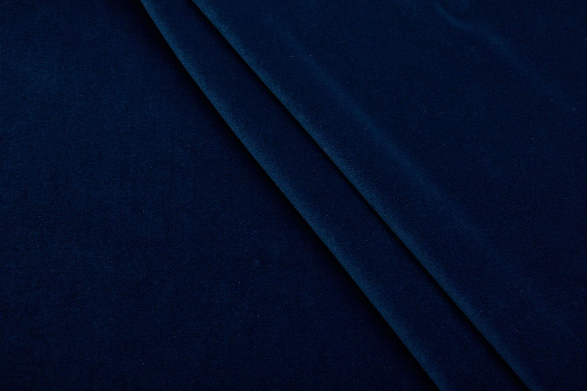 Italian Cotton Velvet - Navy fabric, image 4 of 7
