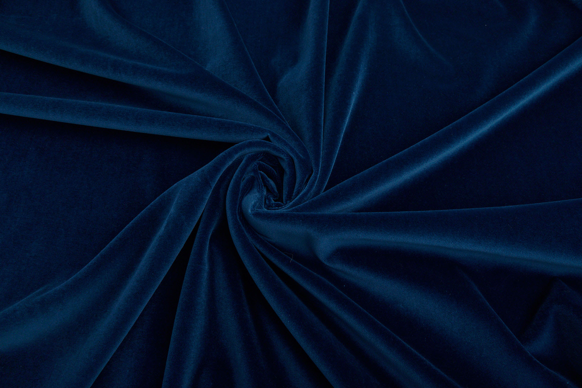 Italian Cotton Velvet - Navy fabric