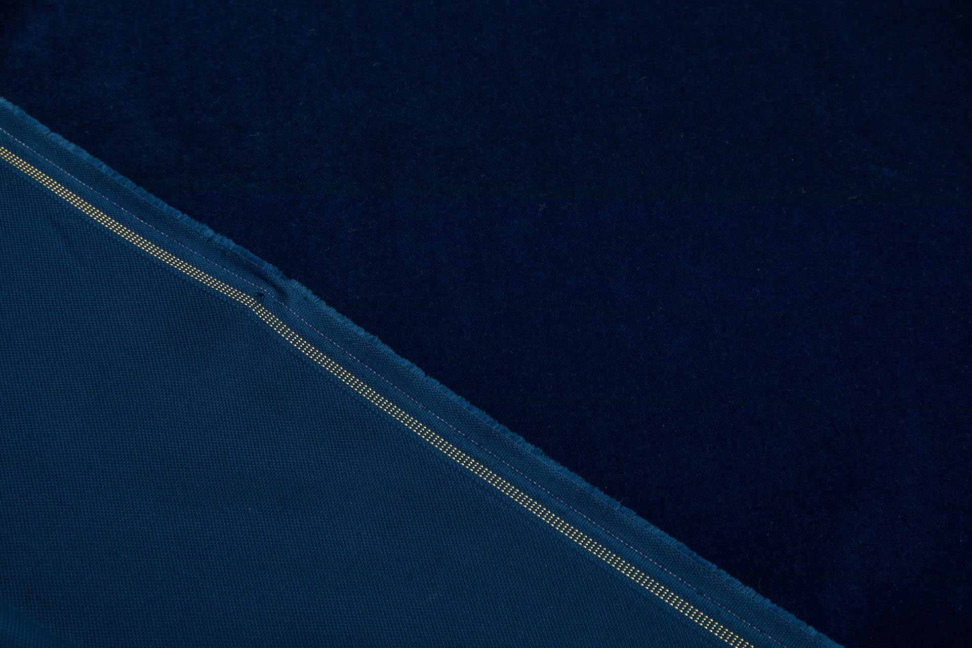 Italian Cotton Velvet - Navy fabric, image 7 of 7