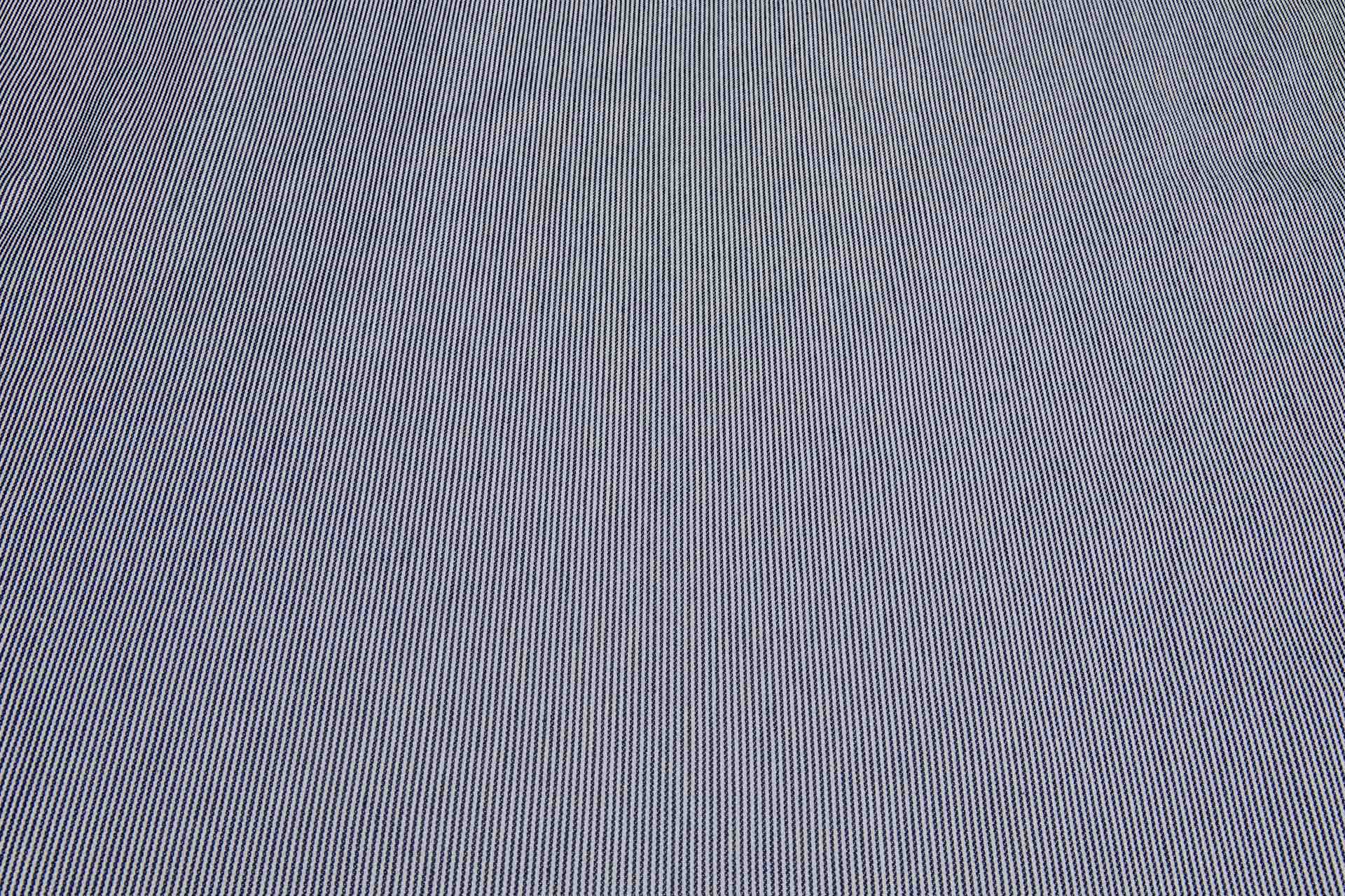 Striped Denim - Indigo and Off White - 0.35m Piece fabric, image 4 of 5