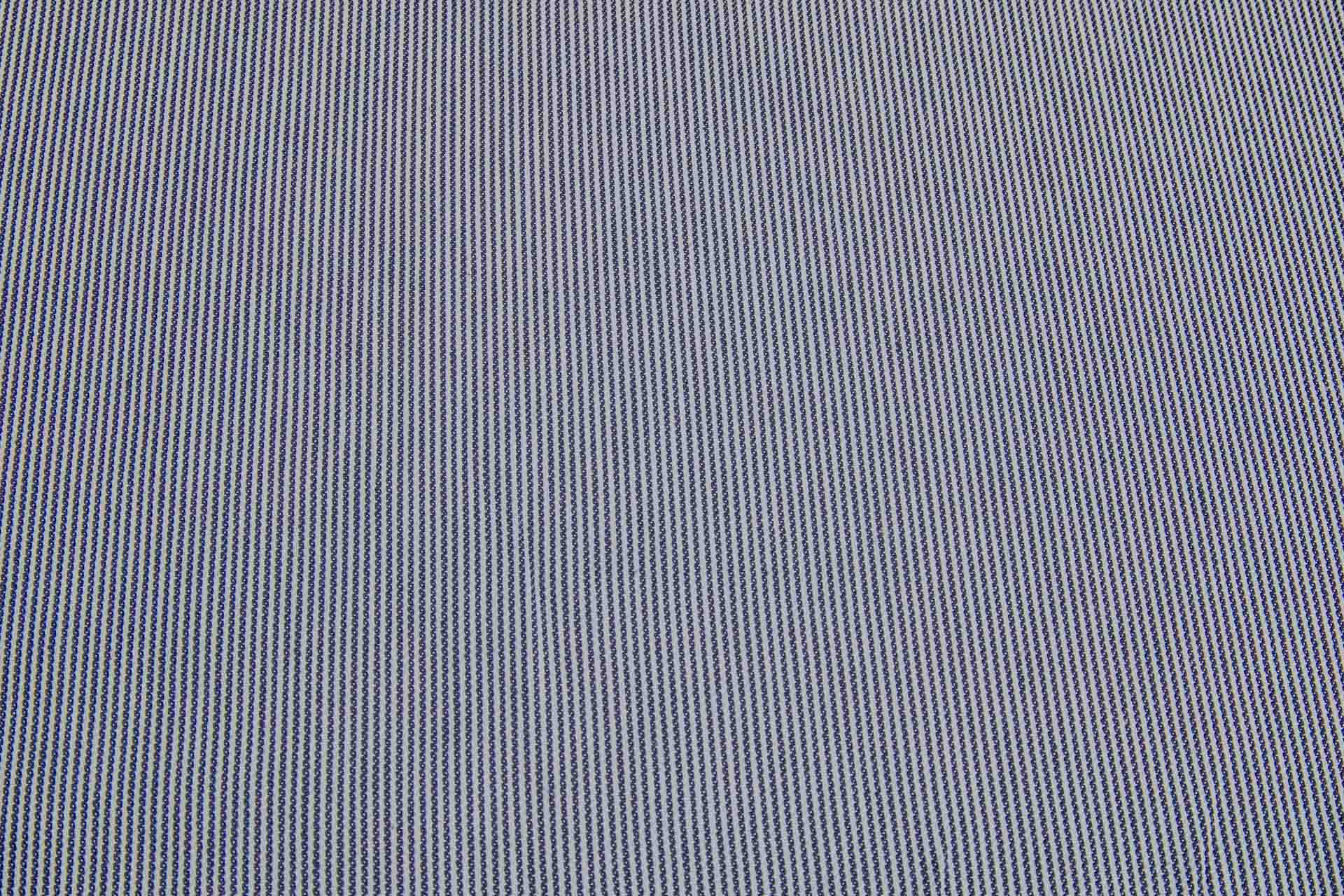 Striped Denim - Indigo and Off White - 0.35m Piece fabric, image 5 of 5