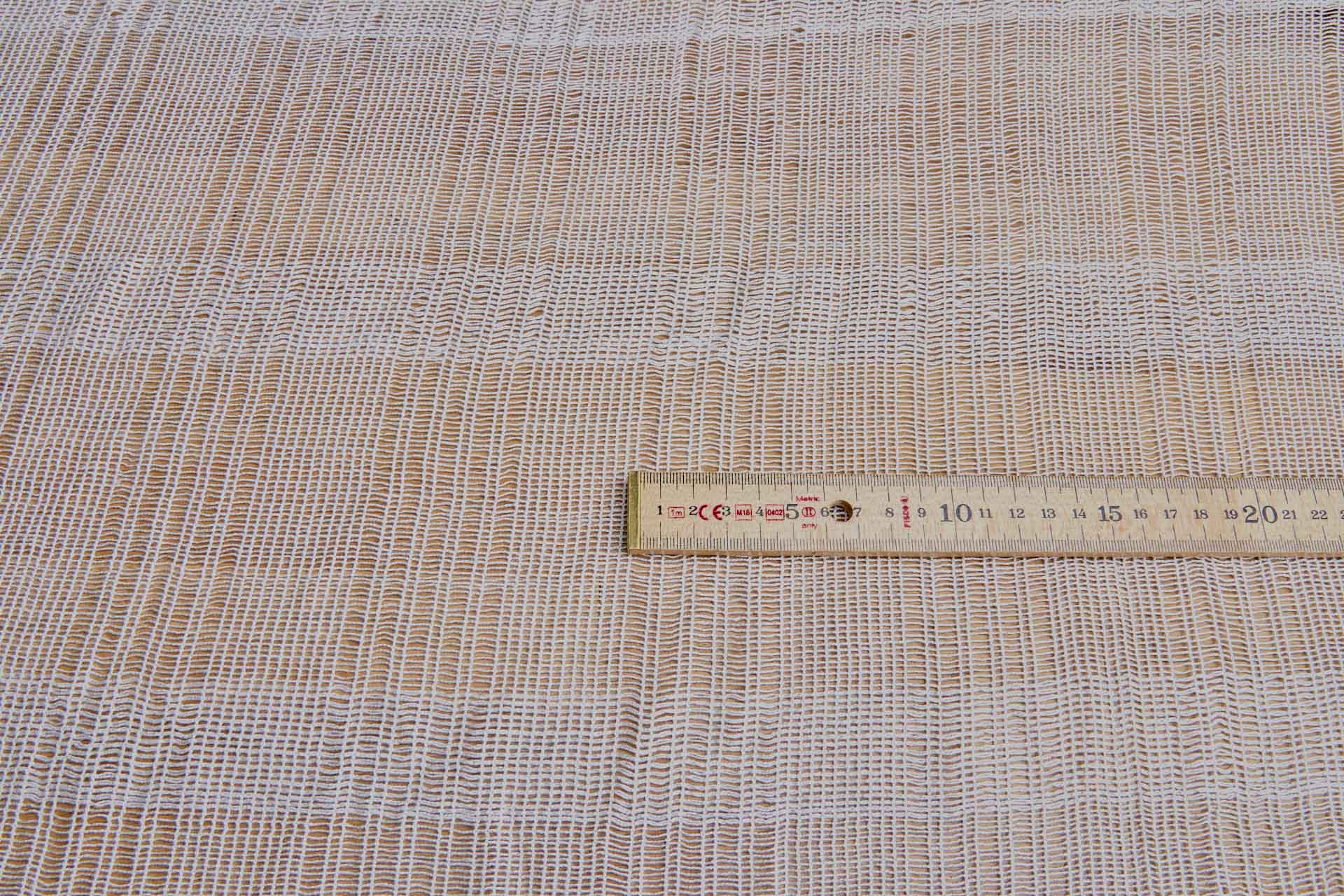 Loose Weave Viscose Mesh Fabric - Ivory, image 6 of 9
