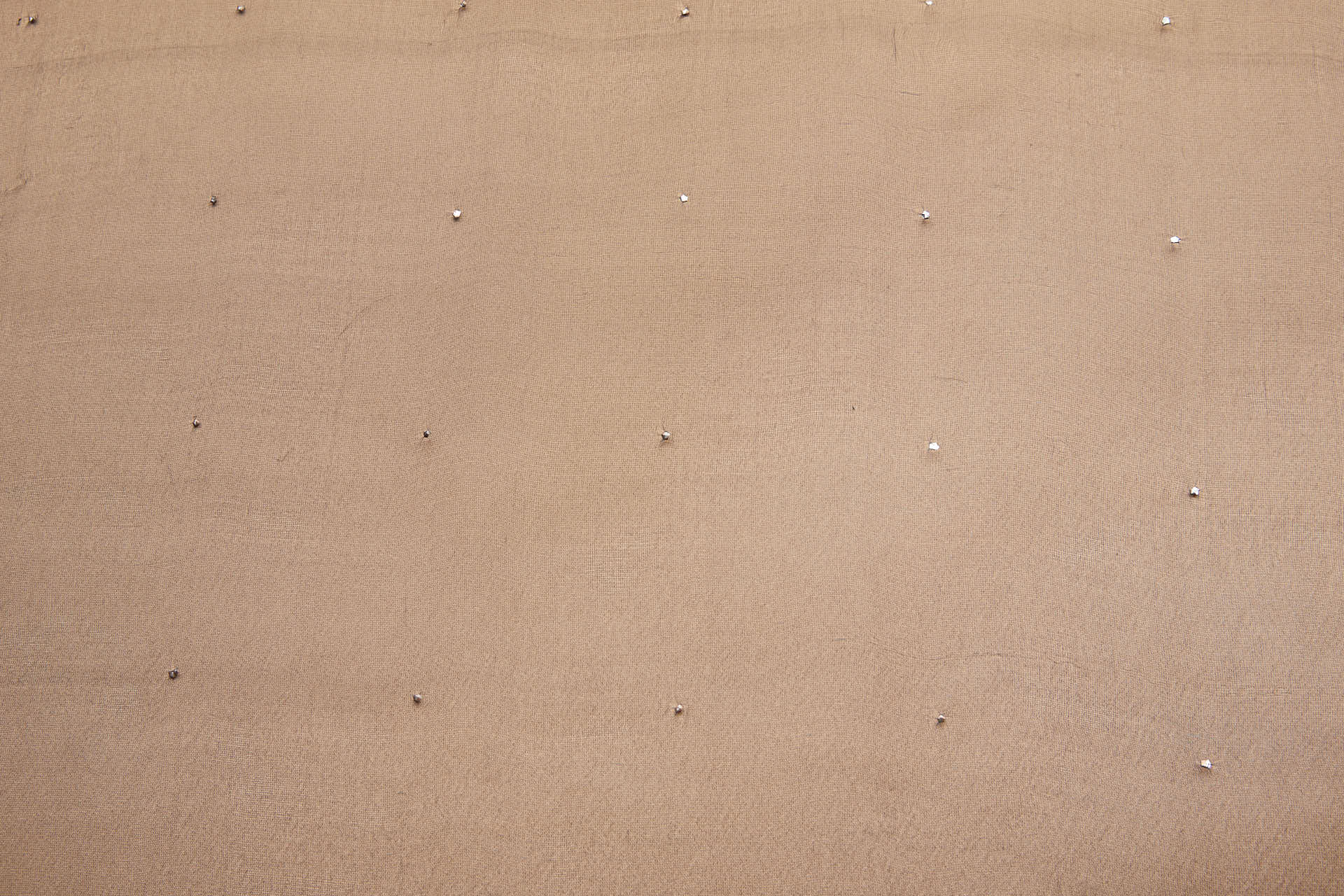 Sheer Silk Gauze with Tiny Silver Studs - Black fabric, image 9 of 12