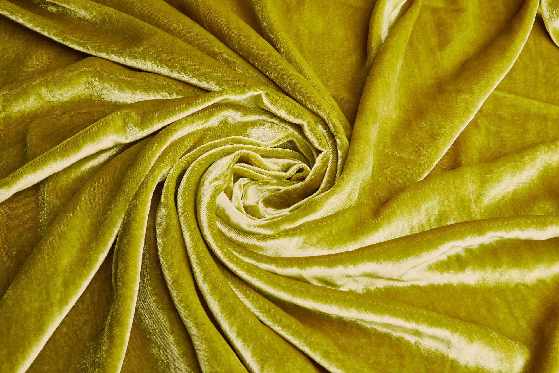 Silk Velvet - Chartreuse fabric
