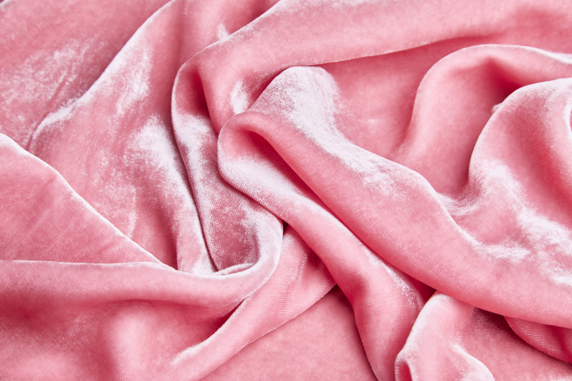 Silk Velvet - Blossom Pink fabric, image 3 of 6