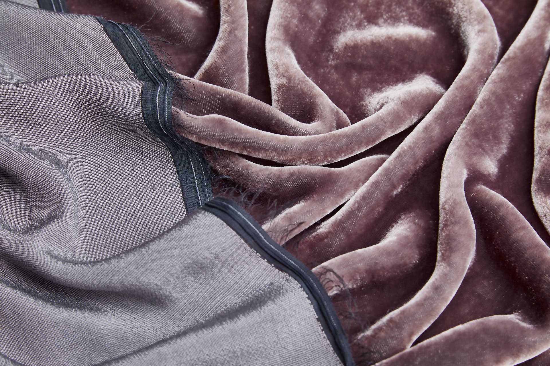 Silk Velvet - Mountbatten Pink fabric, image 5 of 6