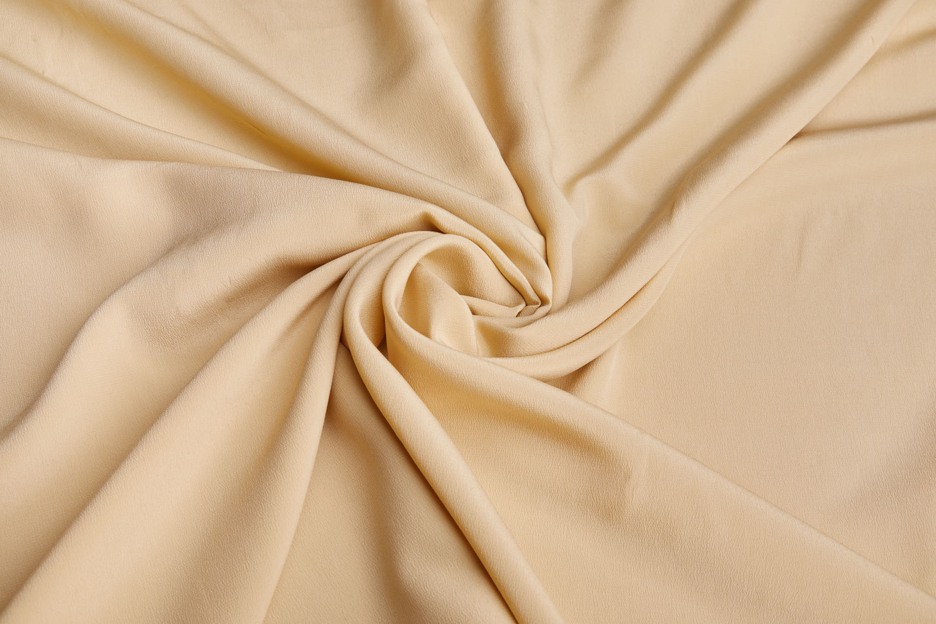 Sandy Gold Silk Crepe de Chine fabric