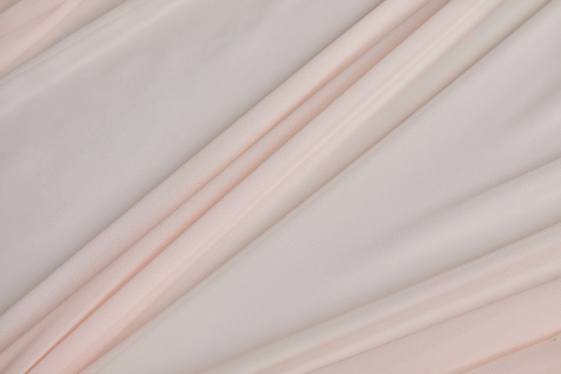 Shell Pink Poly Georgette fabric, image 5 of 6
