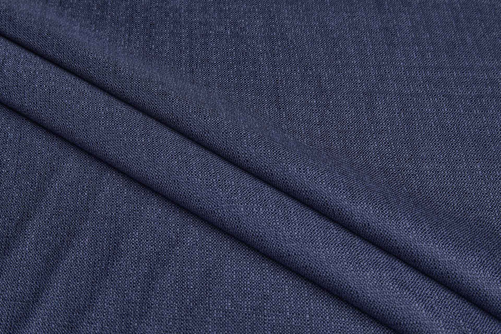 Textured Weave Linen - Navy fabric
