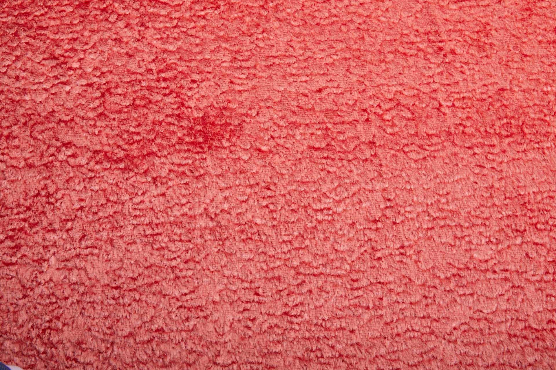 Faux Astrakhan - Pink Salmon fabric, image 4 of 6