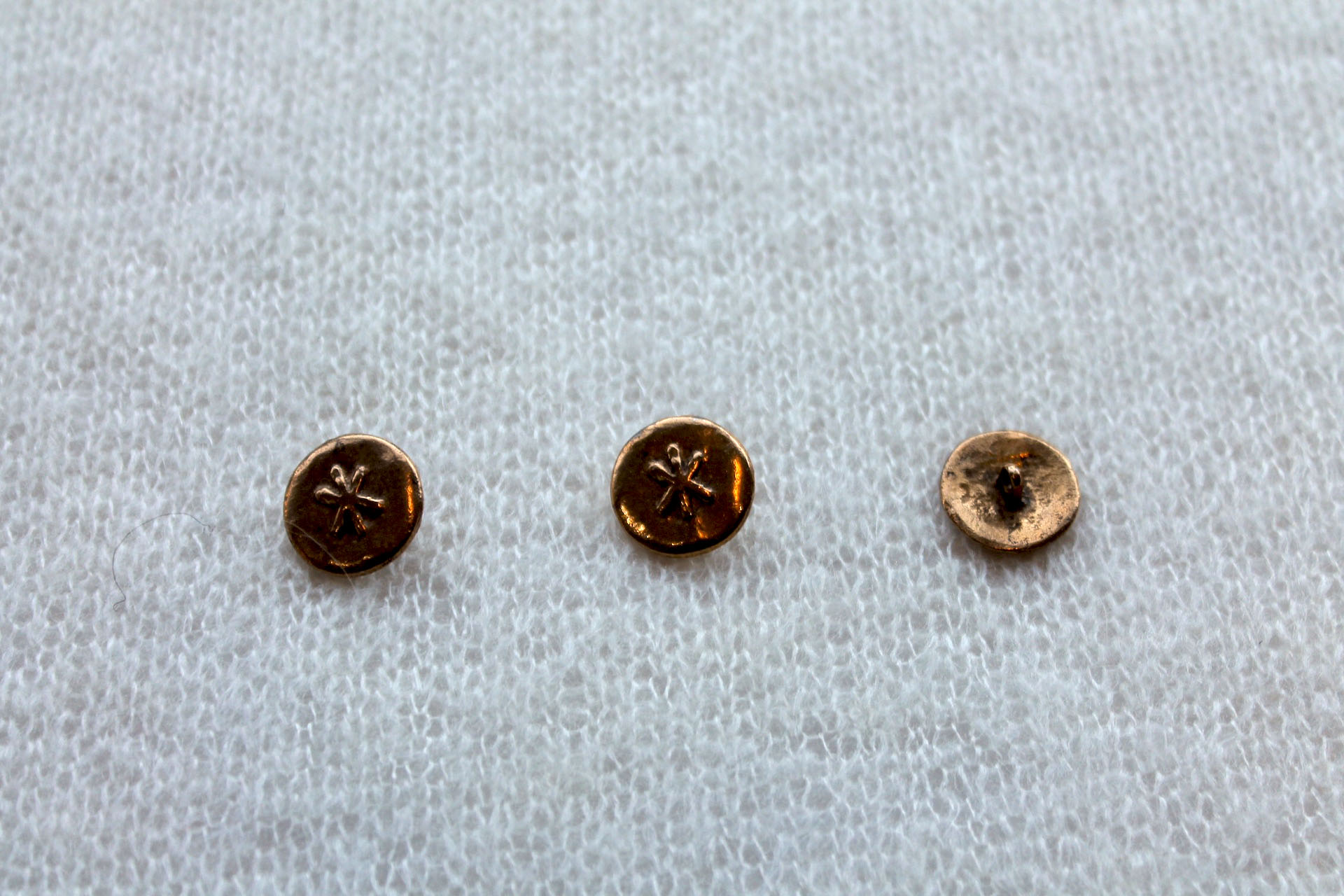Metal Star Button - 1.8cm, image 3 of 4