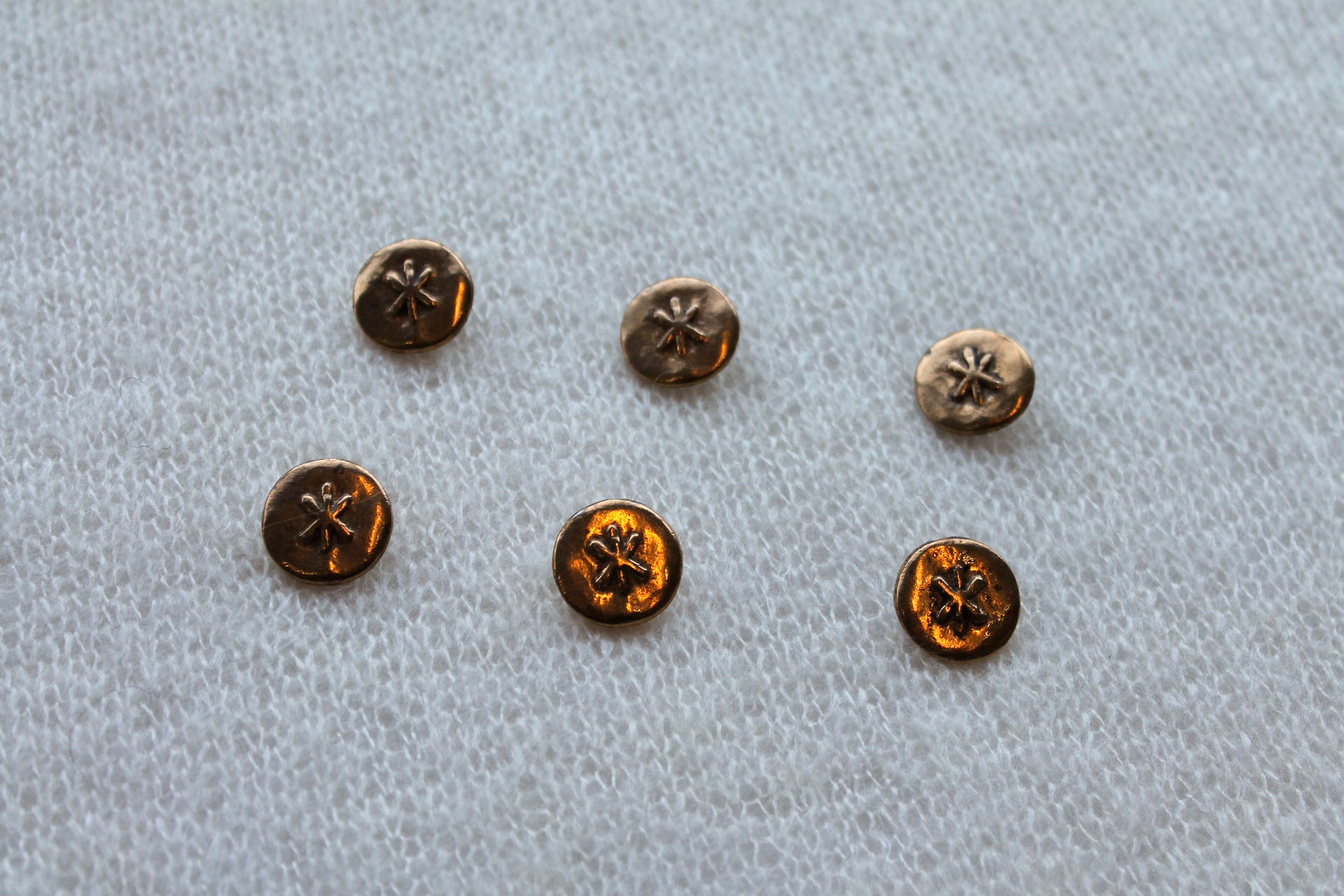 Metal Star Button - 1.8cm