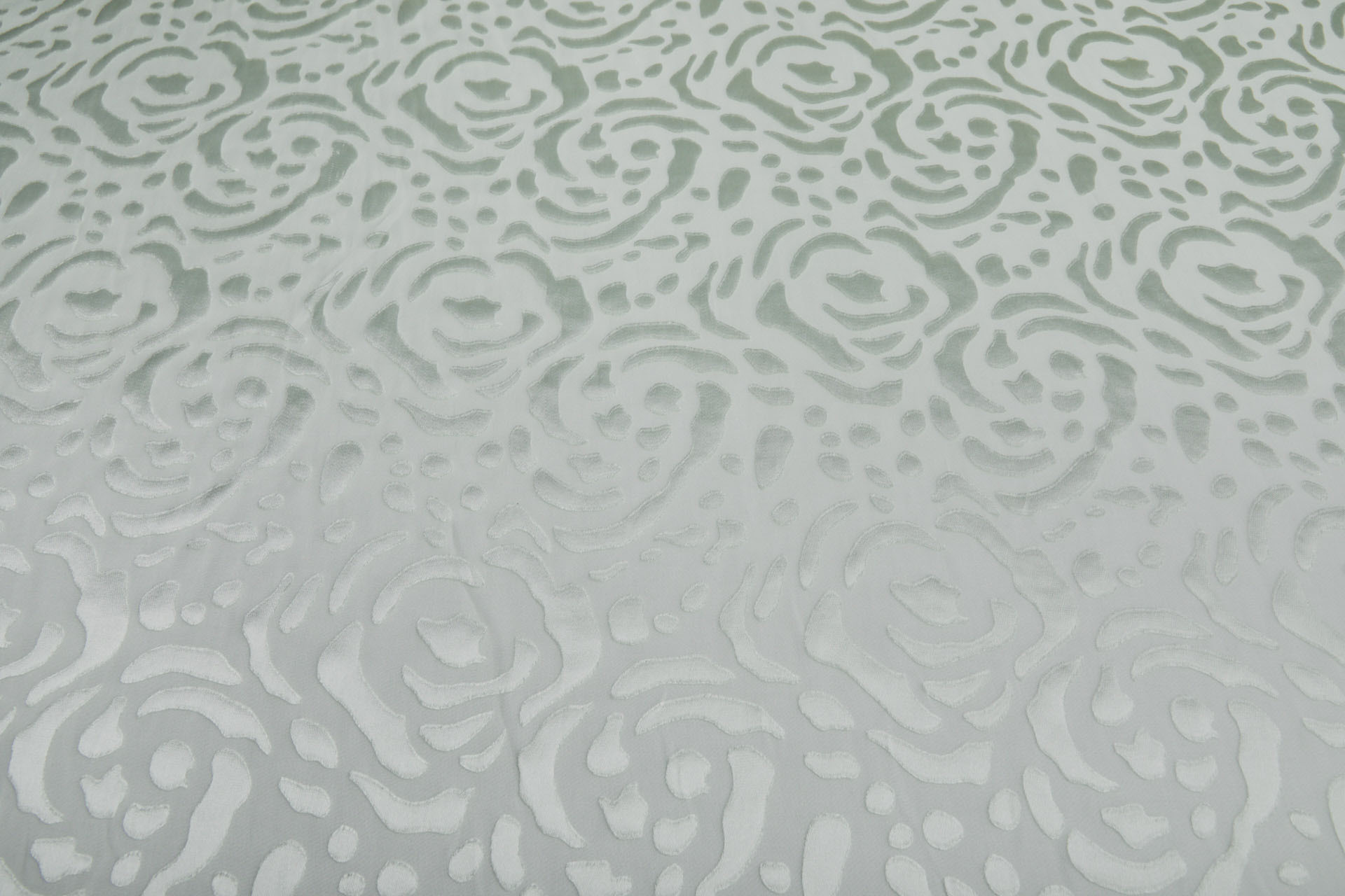 Contemporary Devore Burnout in Ice Green - 1.3m Piece fabric, image 8 of 8