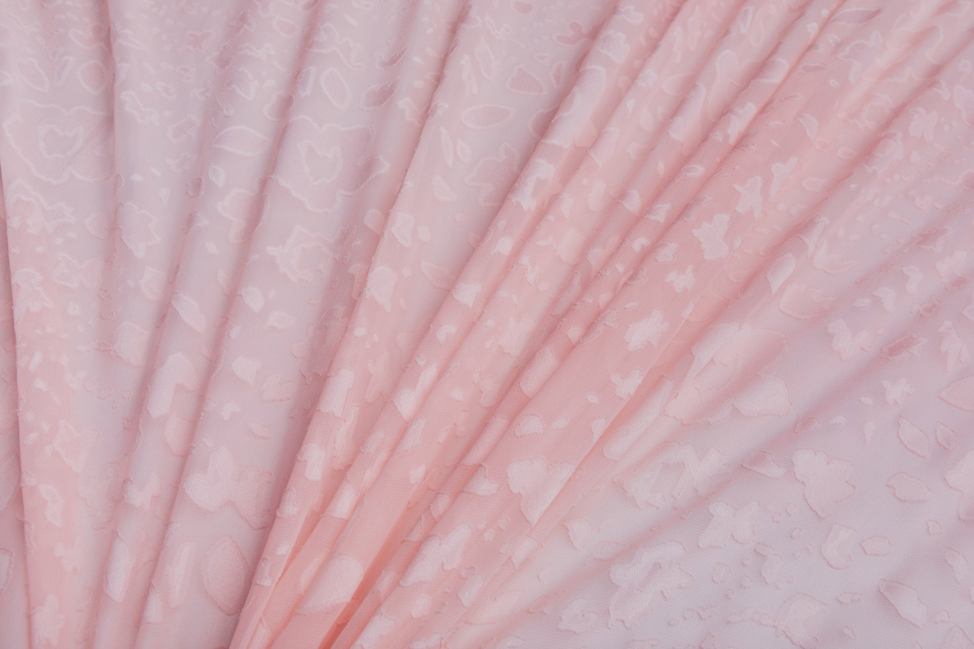 Contemporary Devore Burnout in Pale Pink fabric, image 2 of 9