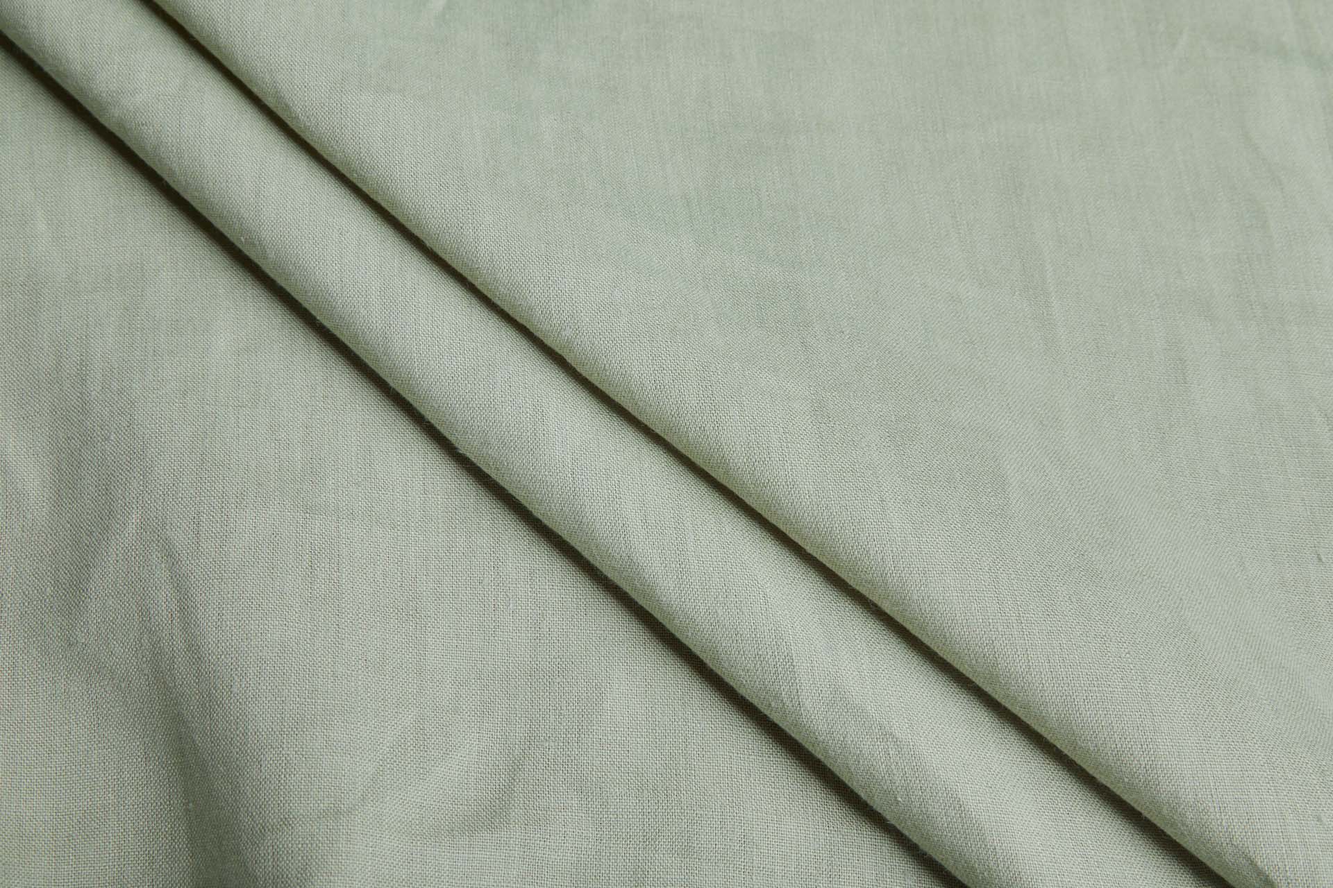 Soft Sage Green Linen fabric