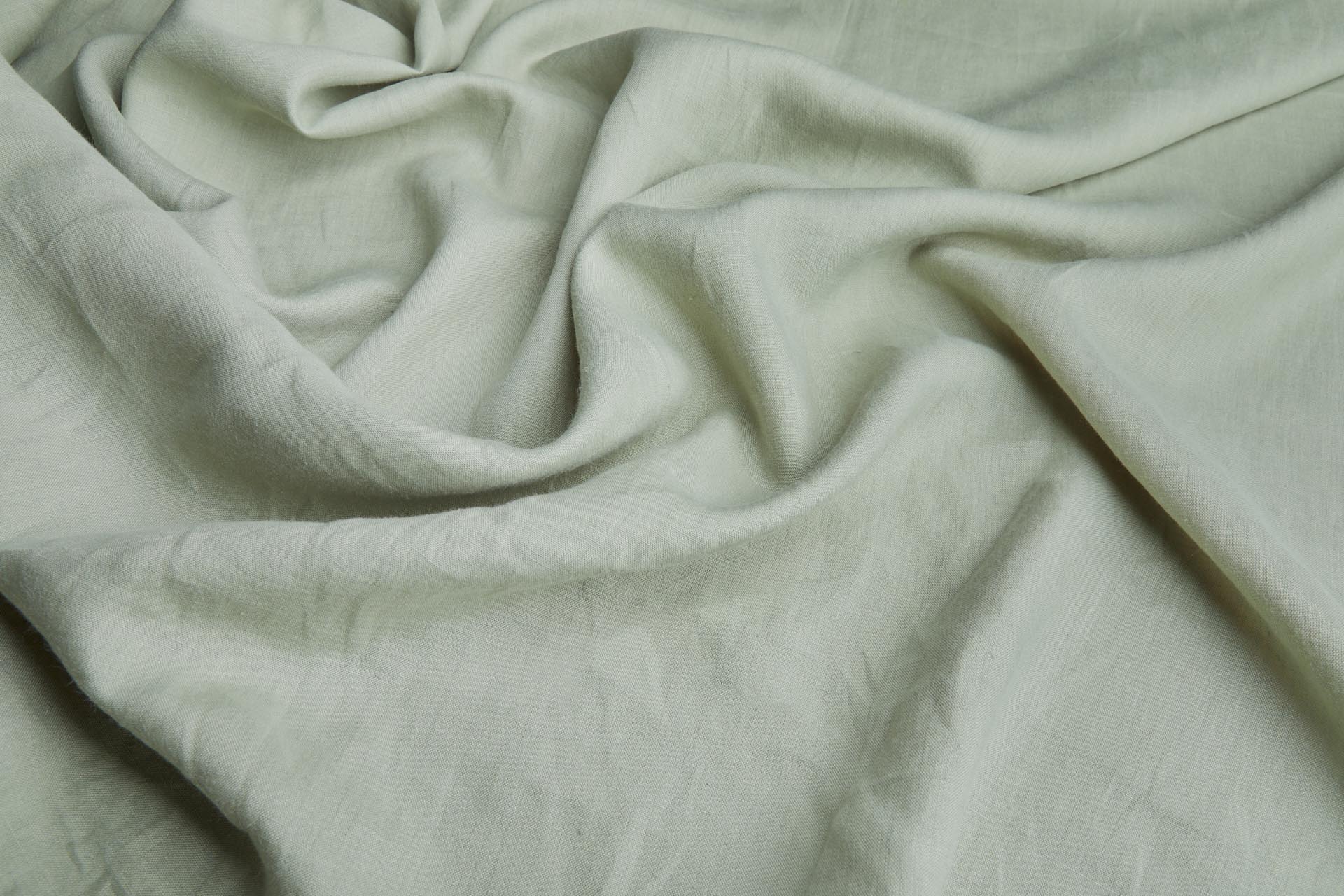 Soft Sage Green Linen fabric, image 3 of 5