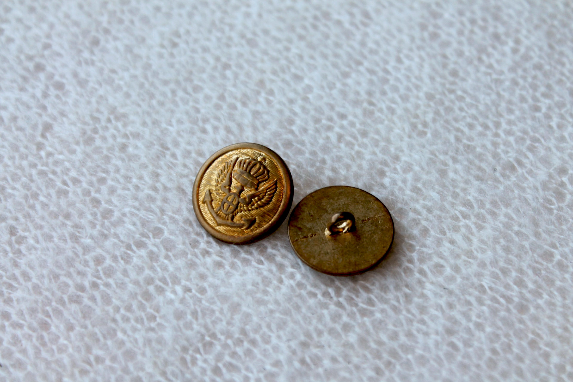 Italian Military Button - 2cm, image 2 of 3