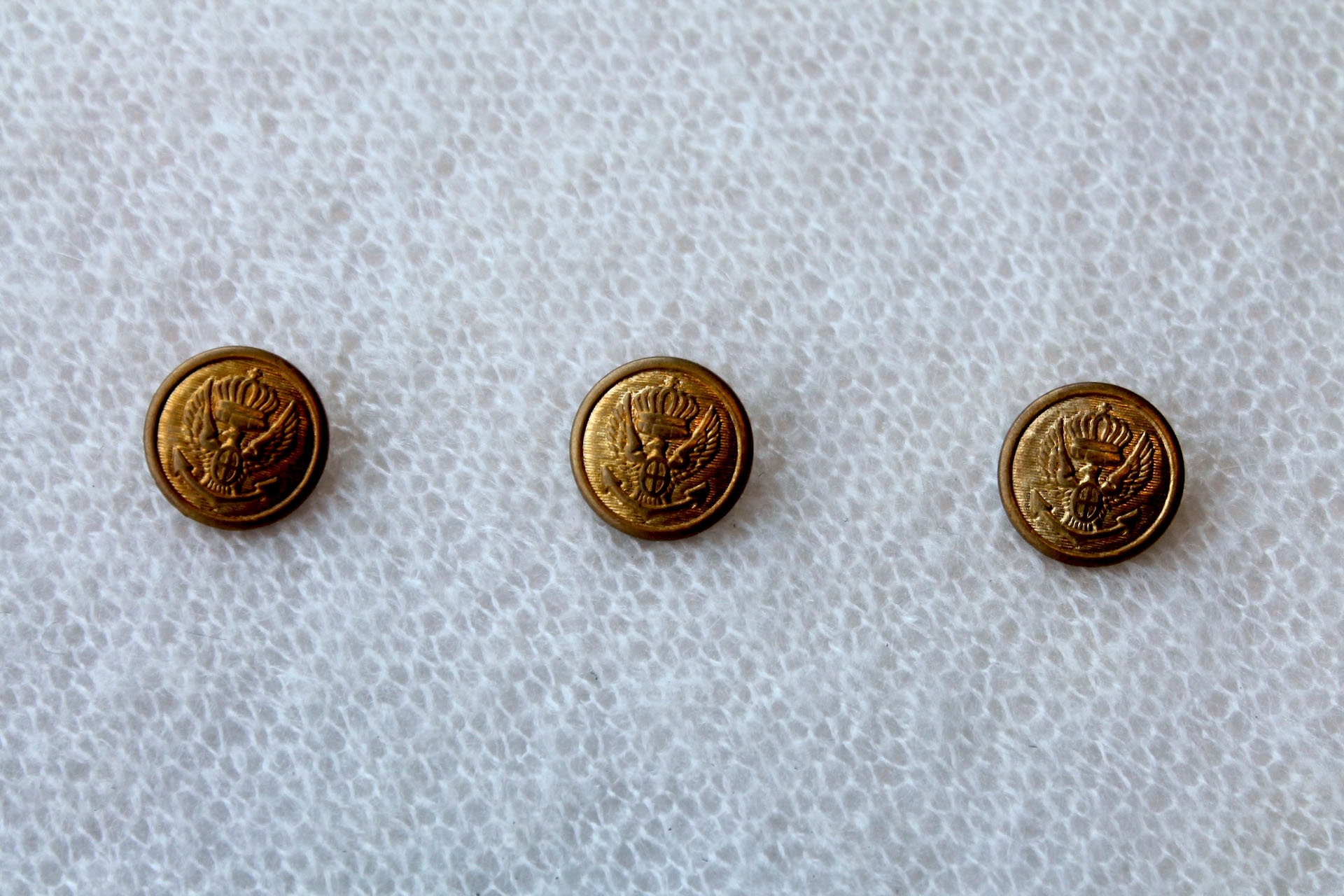 Italian Military Button - 2cm, image 3 of 3