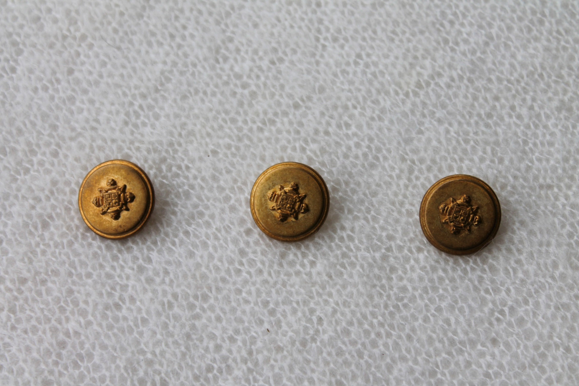 Vintage Italian Star Crest Military Button - 2cm, image 3 of 3