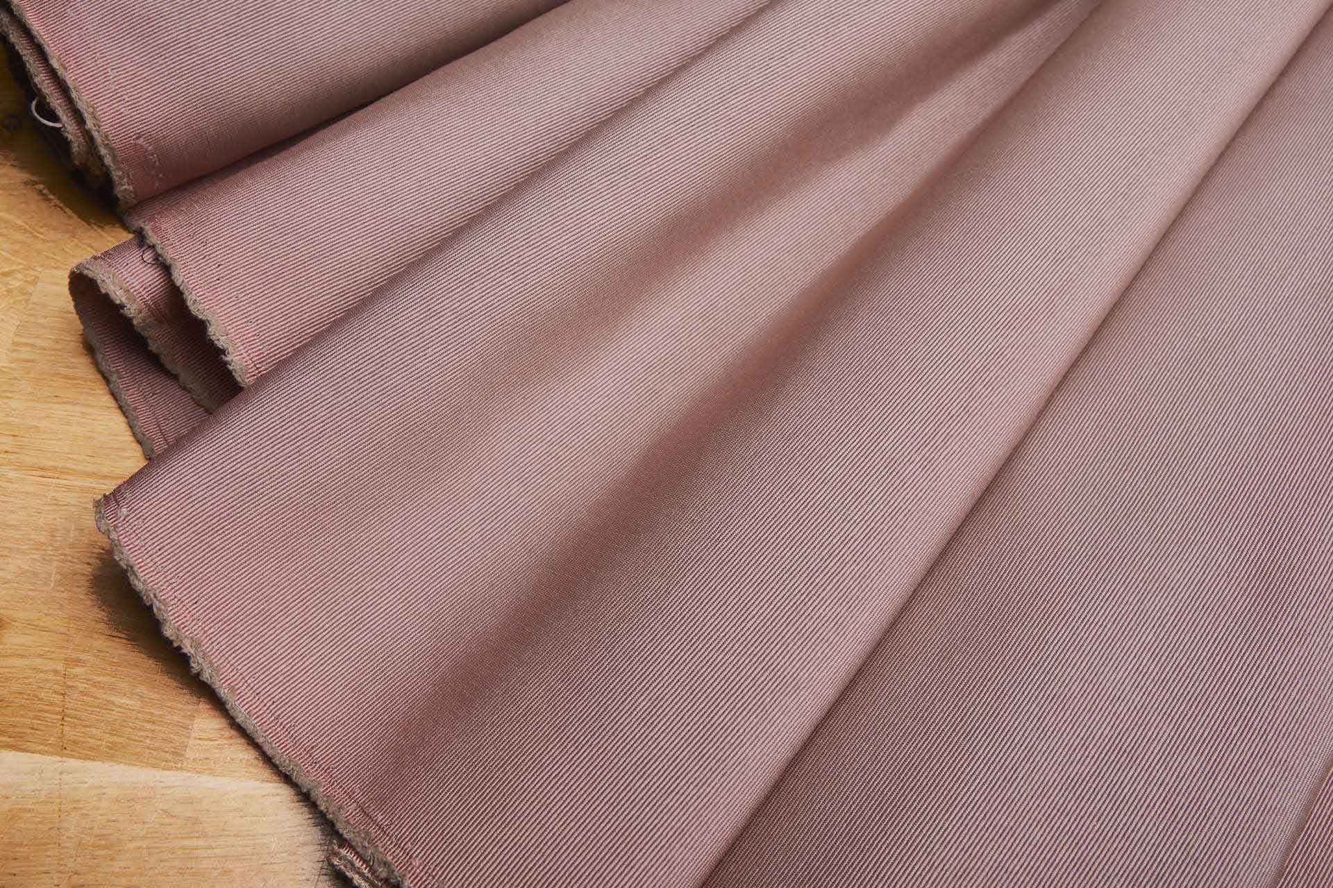 Cotton Viscose Grosgrain - Rosy Brown fabric, image 5 of 7