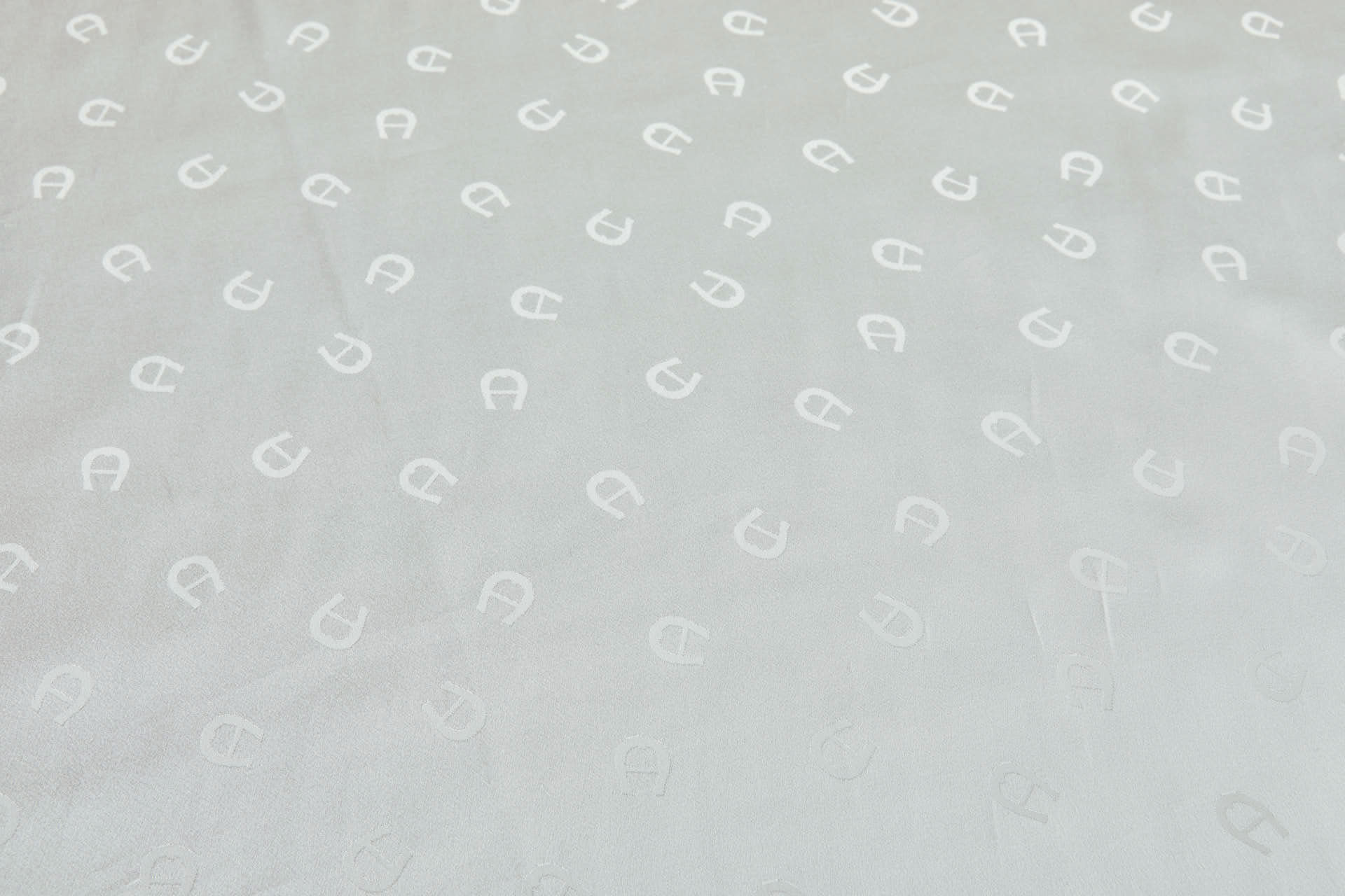 Horseshoe Silk Crepe Satin - Ivory fabric, image 2 of 5