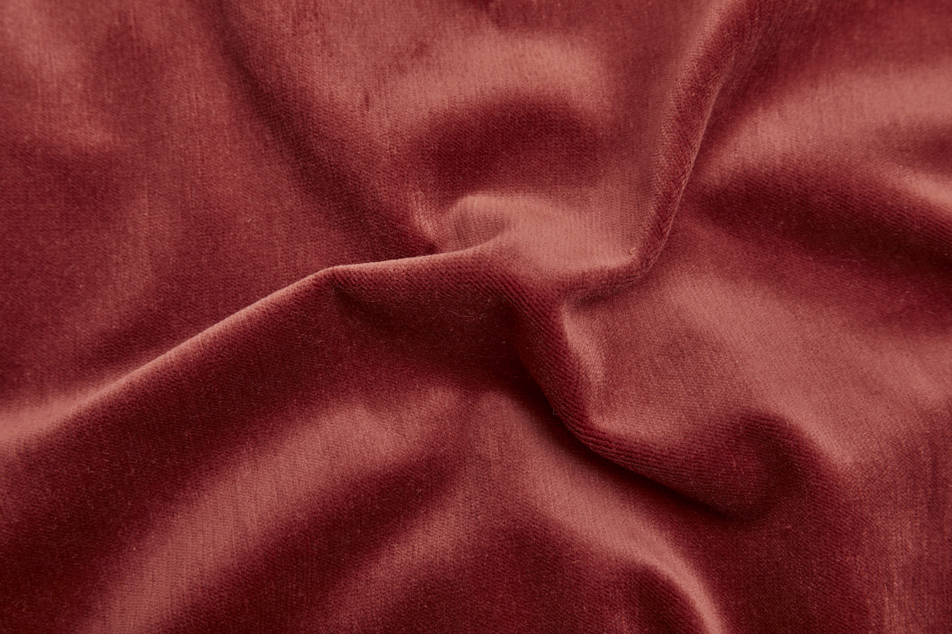 Heavy Cotton Velvet - Firebrick fabric, image 3 of 4