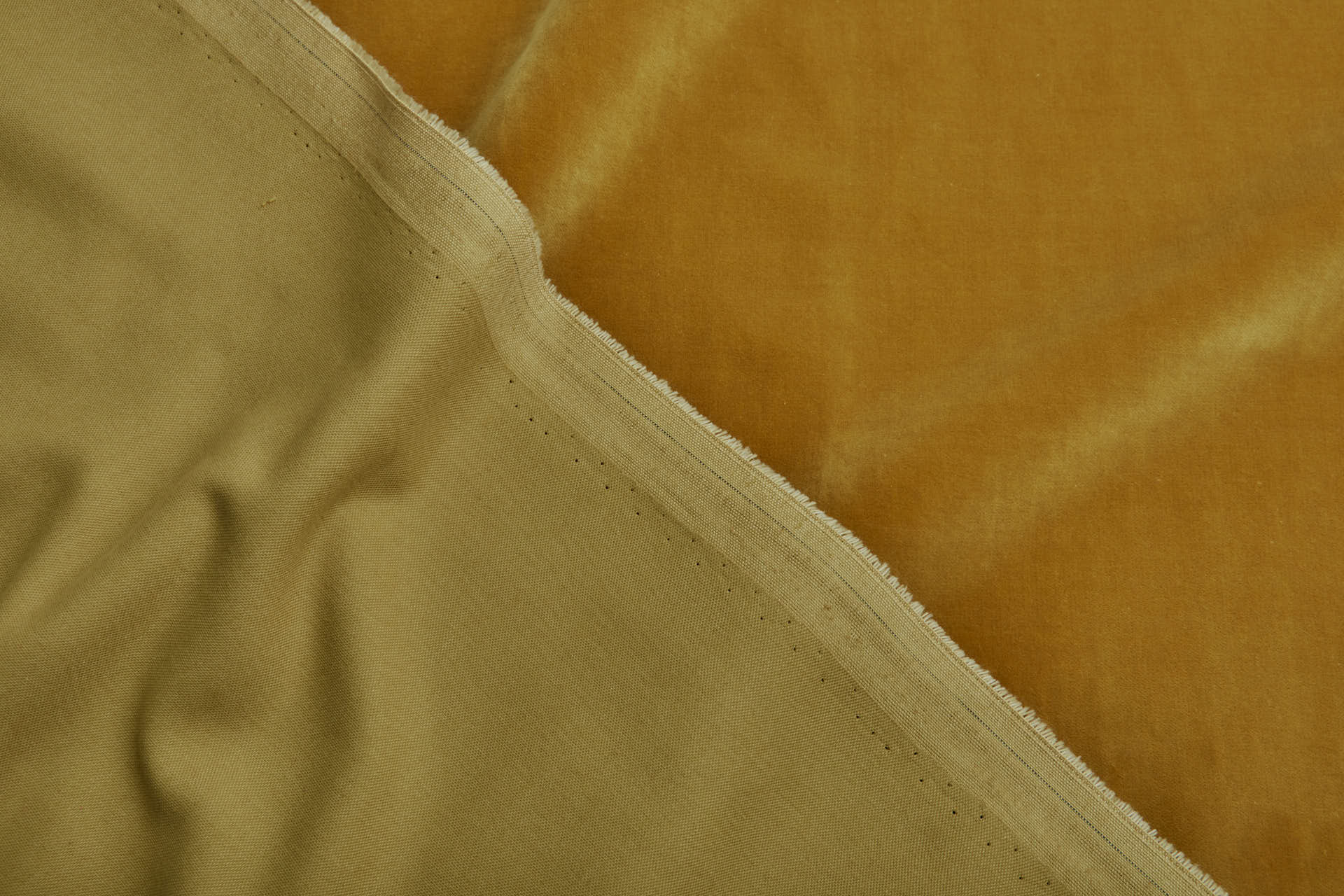 Heavy Cotton Velvet - Ginger fabric, image 2 of 5