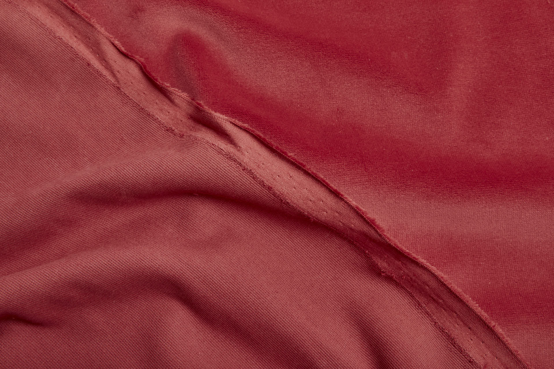 Heavy Cotton Velvet - Chilli fabric, image 3 of 5