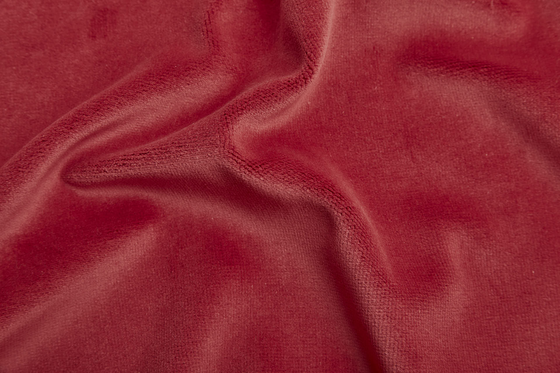 Heavy Cotton Velvet - Chilli fabric, image 4 of 5