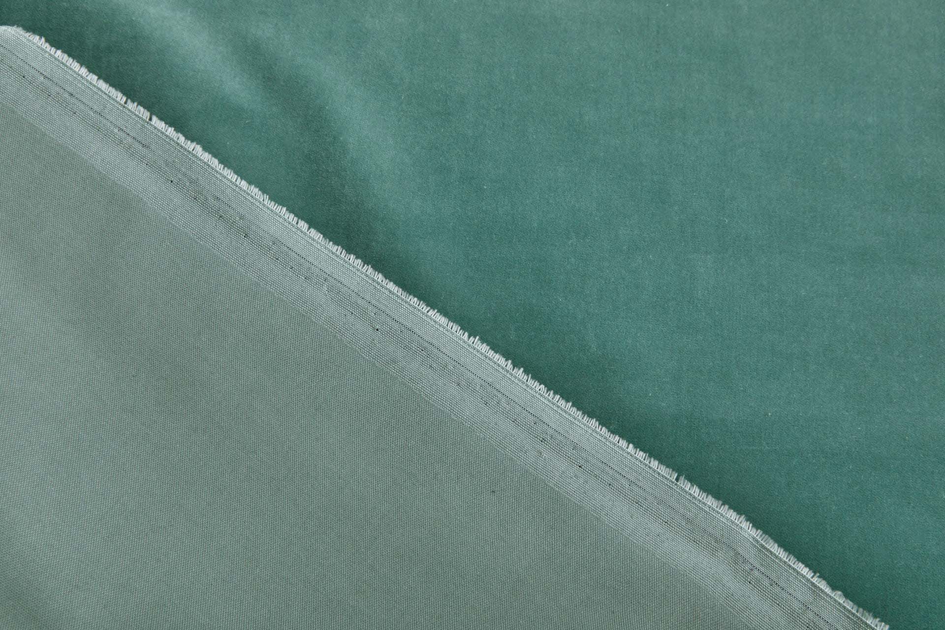 Heavy Cotton Velvet - Winter Mint fabric, image 4 of 6