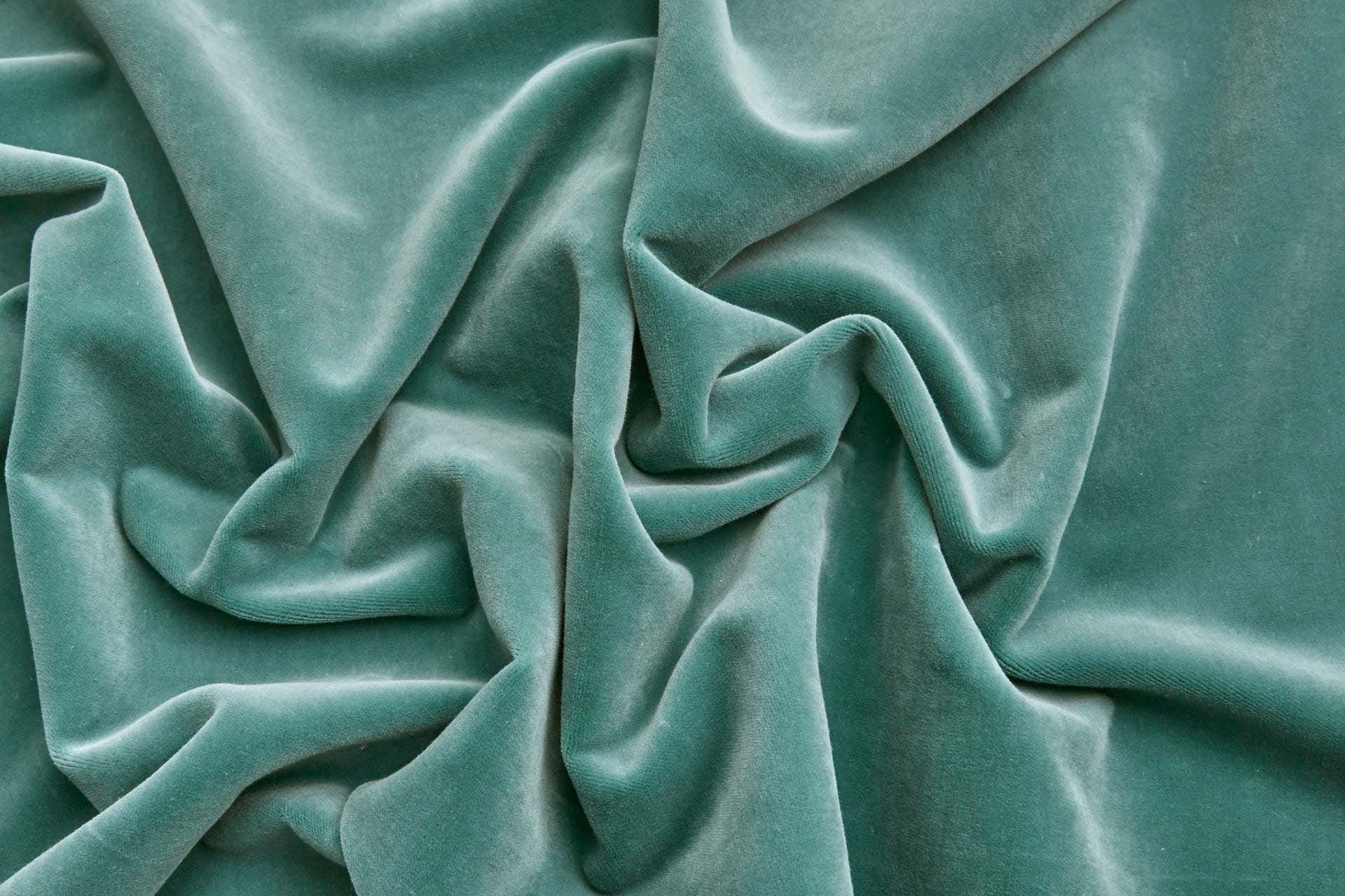 Heavy Cotton Velvet - Winter Mint fabric, image 5 of 6
