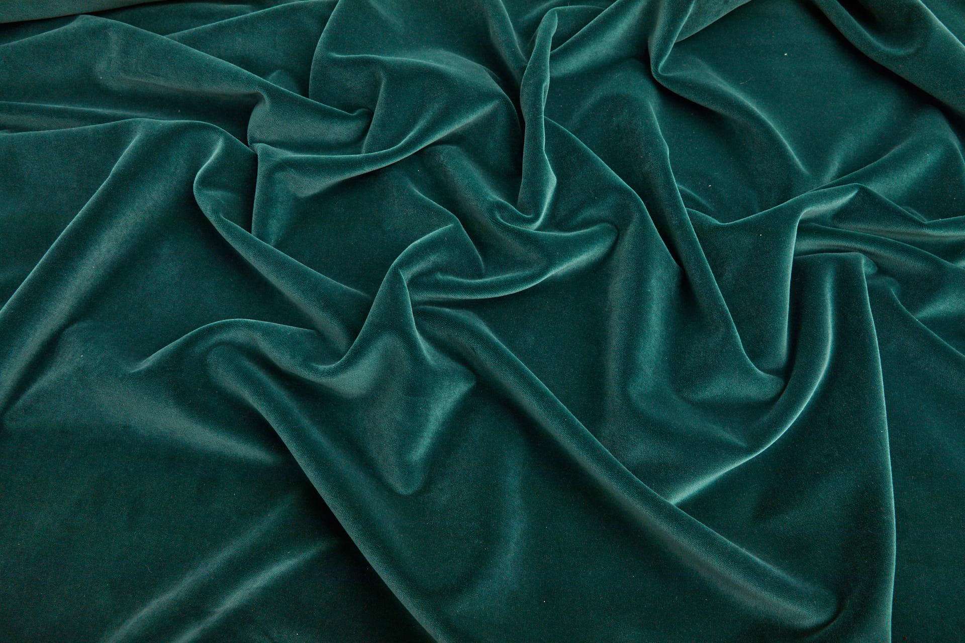 Heavy Cotton Velvet - Dark Fern fabric, image 5 of 7